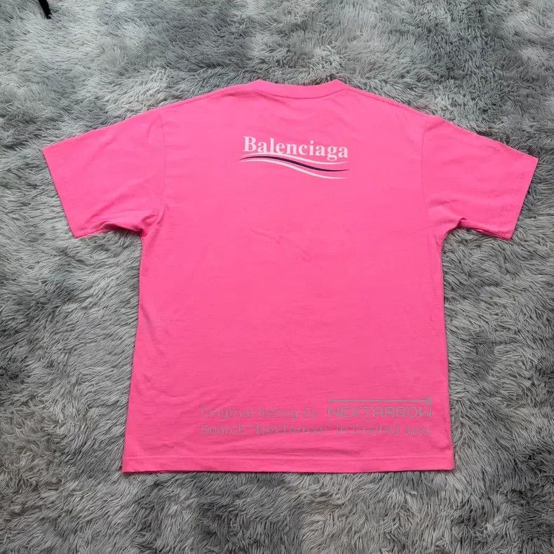 Balenciaga Pink Coca-Cola Short Sleeve