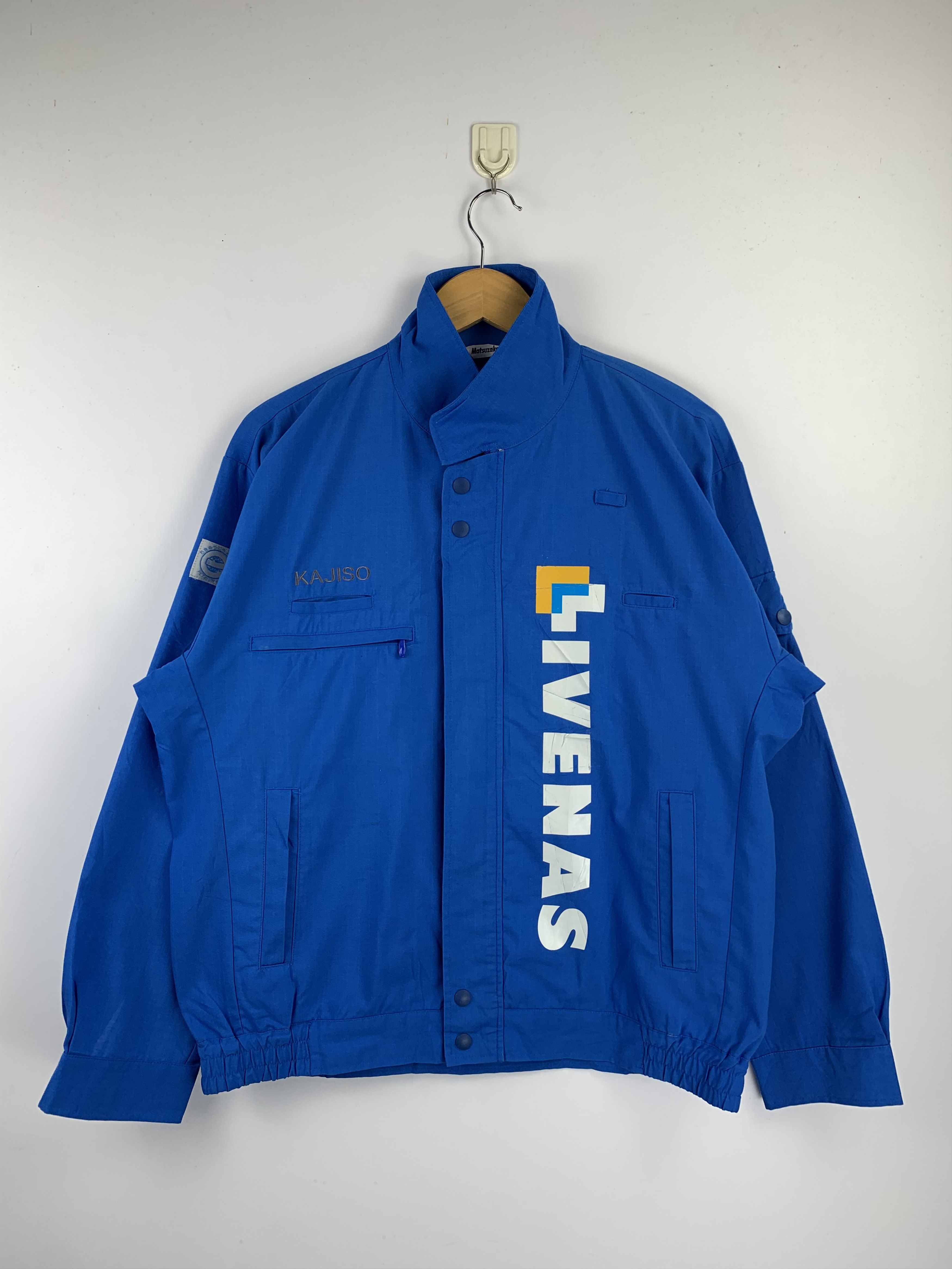 Japanese Brand Vintage Japanese Brand Livenas Workers Jacket J1537 Size US L / EU 52-54 / 3 - 1 Thumbnail