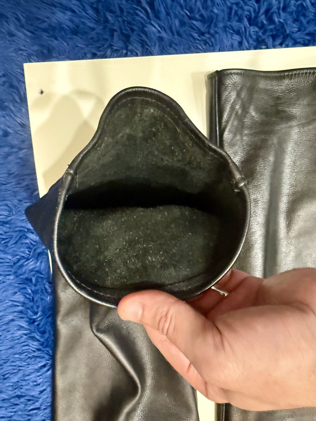 Other RARE ICONIC The Leather Man NYC Black Cowhide Leather Pants Size US 33 - 5 Thumbnail