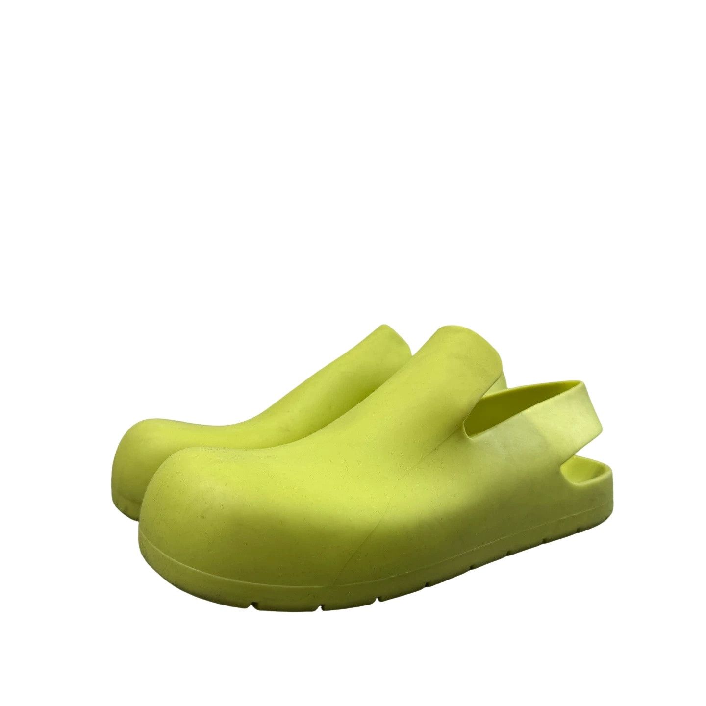 Bottega Veneta Bottega Veneta Lime Rubber Slides EU 39 Size US 6 / EU 39 - 1 Thumbnail