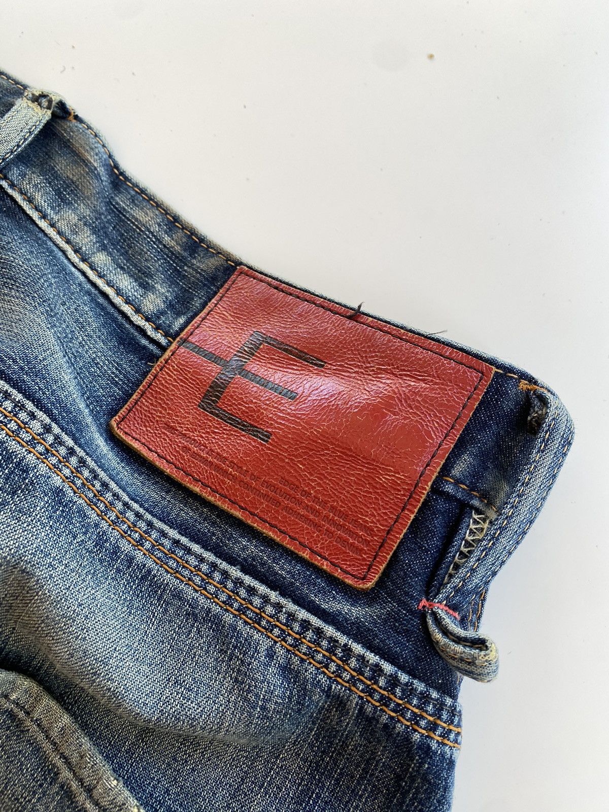 Edwin × Vintage Vintage Edwin Denim Distressed Size US 32 / EU 48 - 10 Thumbnail
