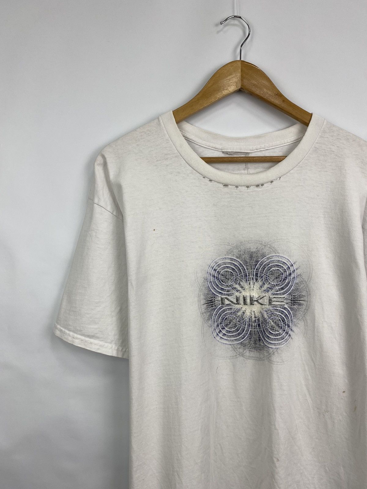 Nike 🇺🇸 Vintage 90s Nike Rare Made in USA T-Shirt Y2K Size US XL / EU 56 / 4 - 2 Thumbnail