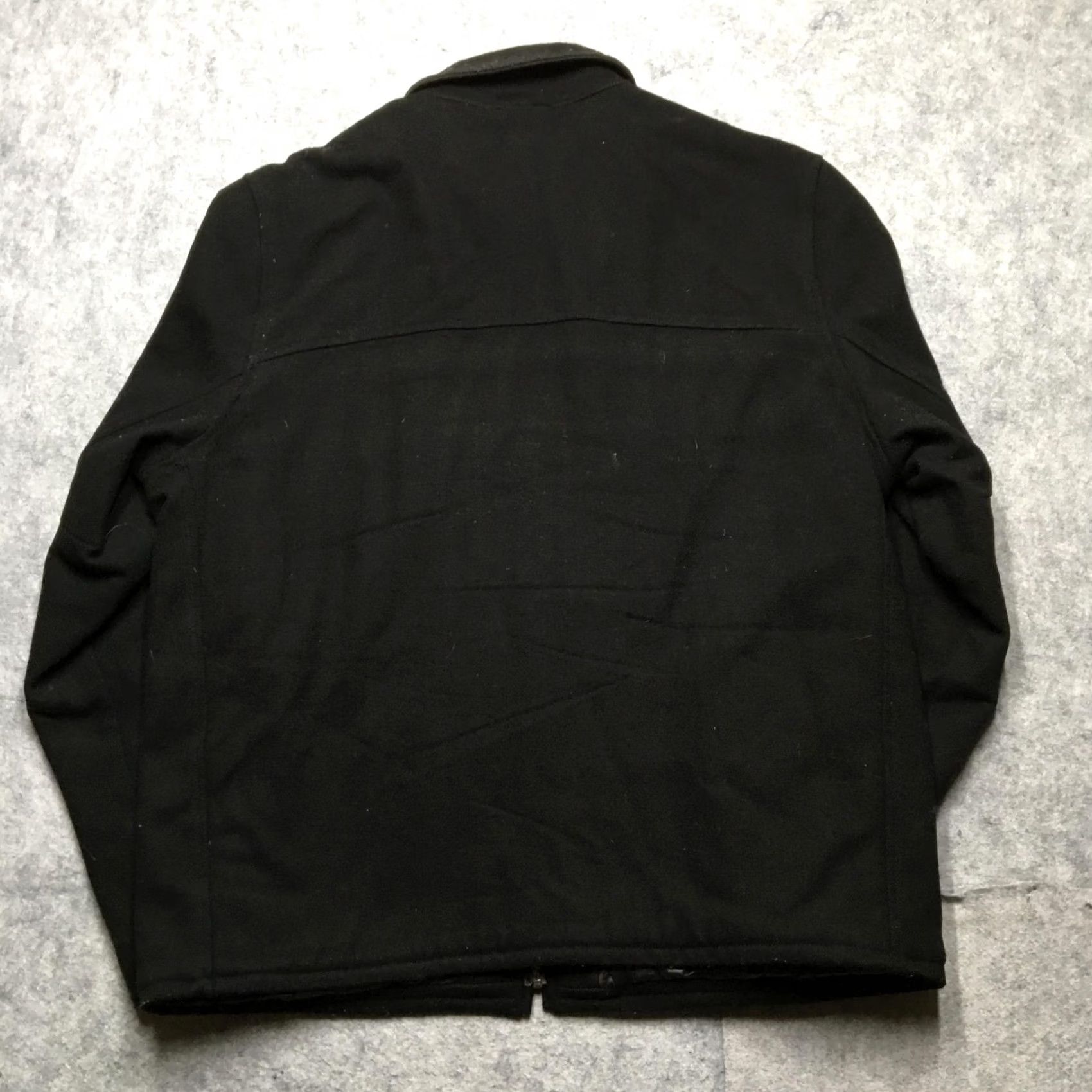 Gap Gap Jacket Mens Large Black Wool Blend Zip Front Quilted Lined Casual Coat Size US L / EU 52-54 / 3 - 6 Thumbnail