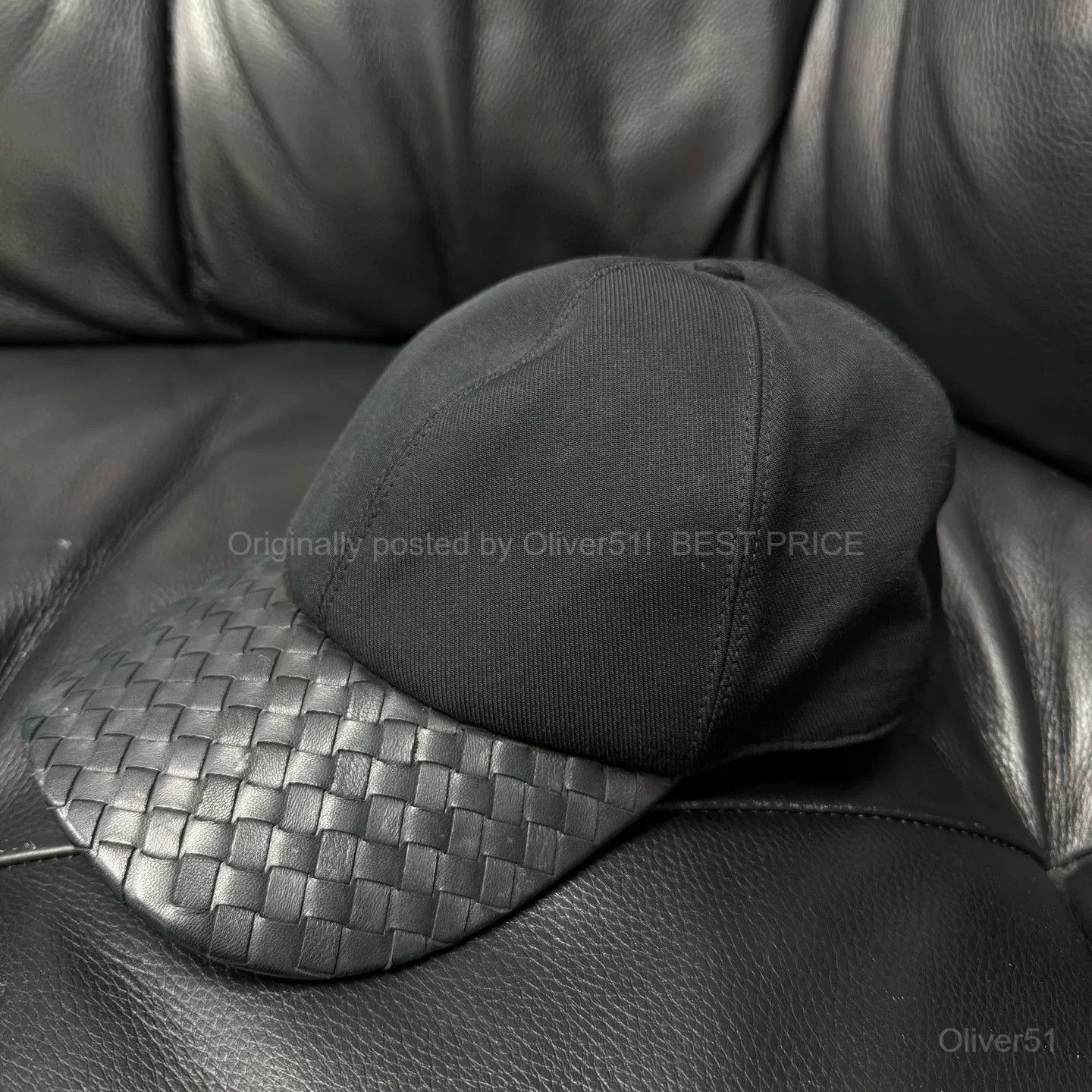 Bottega Veneta Bottega Veneta Black Baseball Cap Designer BFAJMNO327 ...