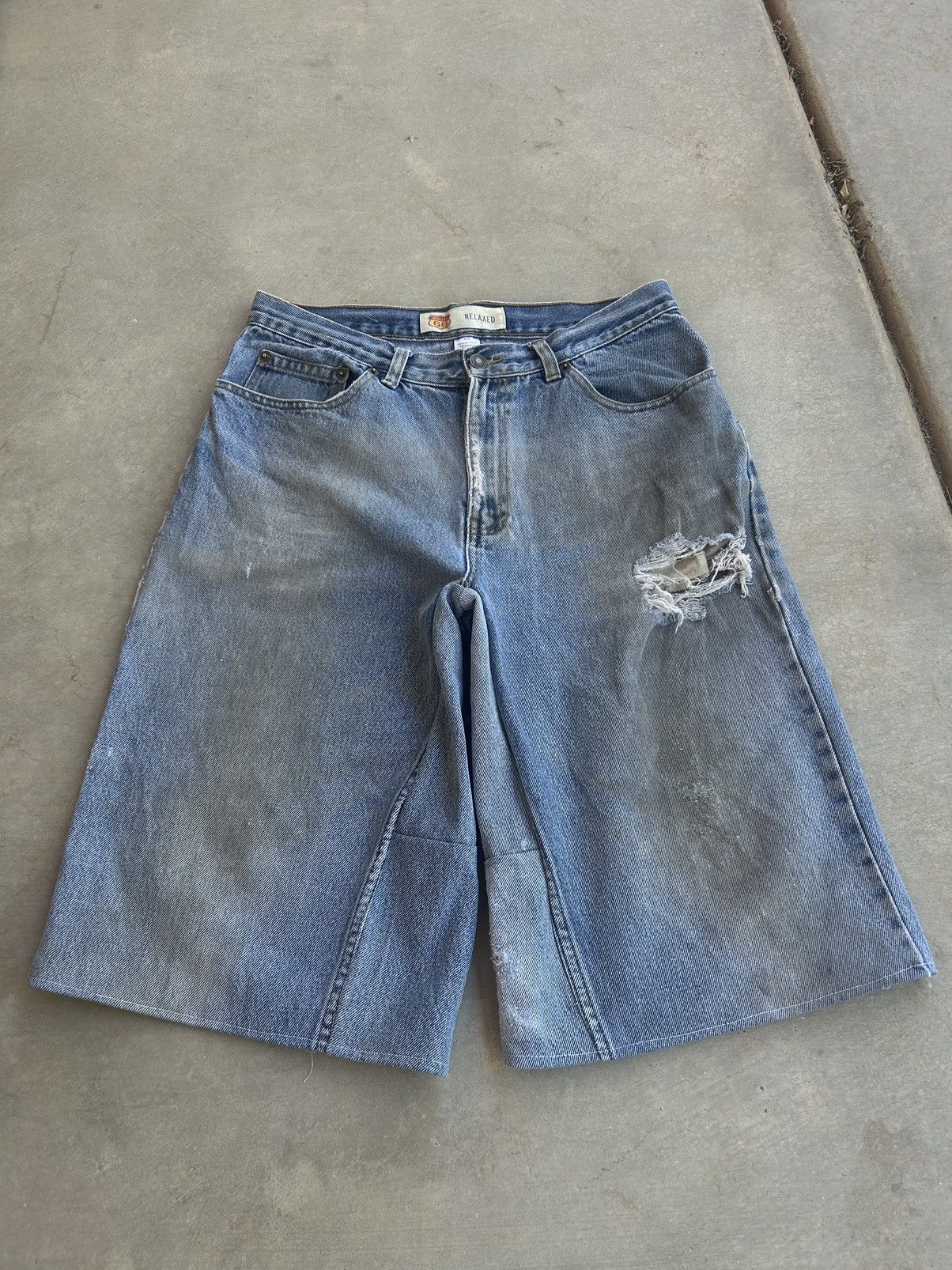 Designer × JNCO × Streetwear Baggy Reworked Jorts | Grailed