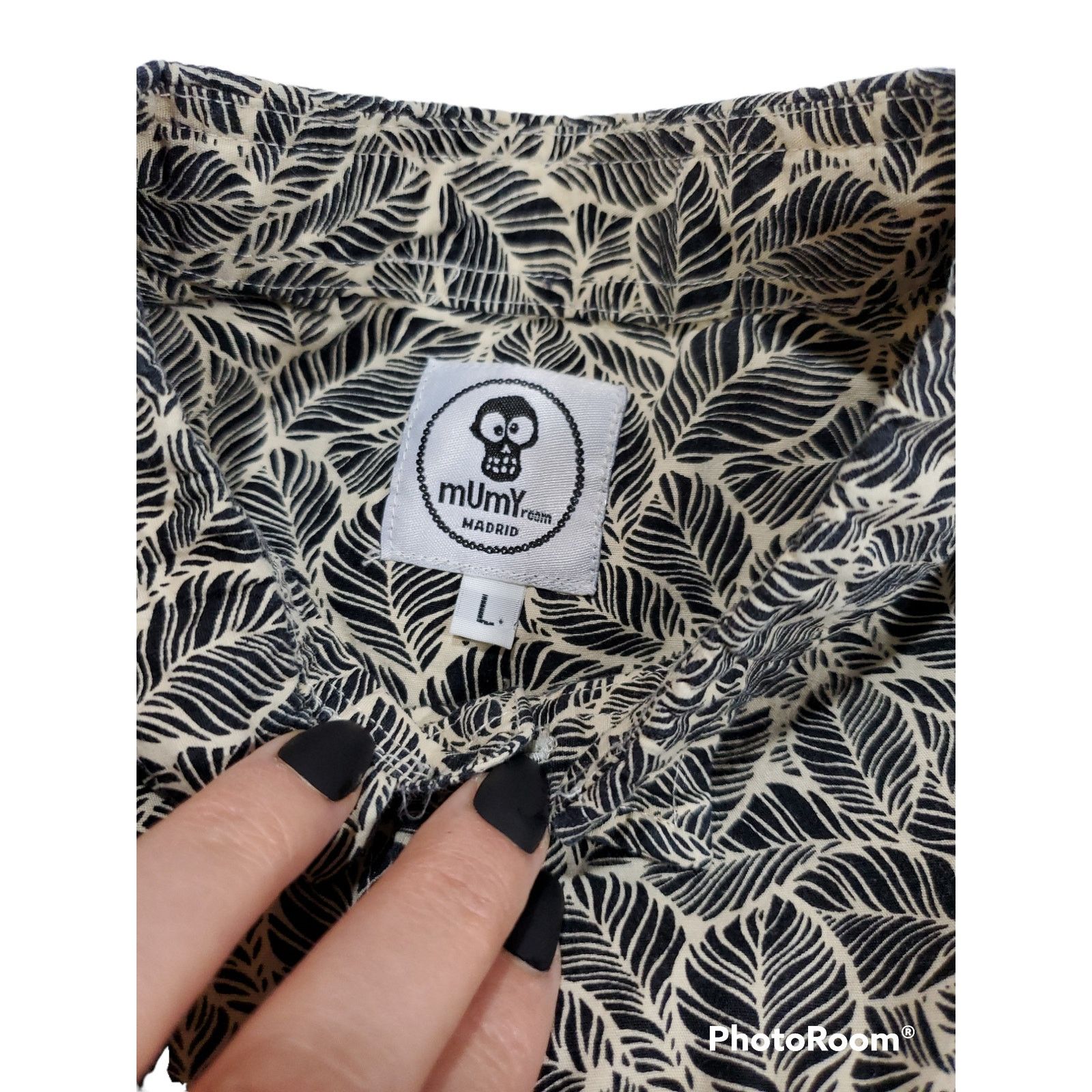 Other Mumy Room Madrid | Palm Leaf SS Button Up | Size Large Size US L / EU 52-54 / 3 - 4 Thumbnail