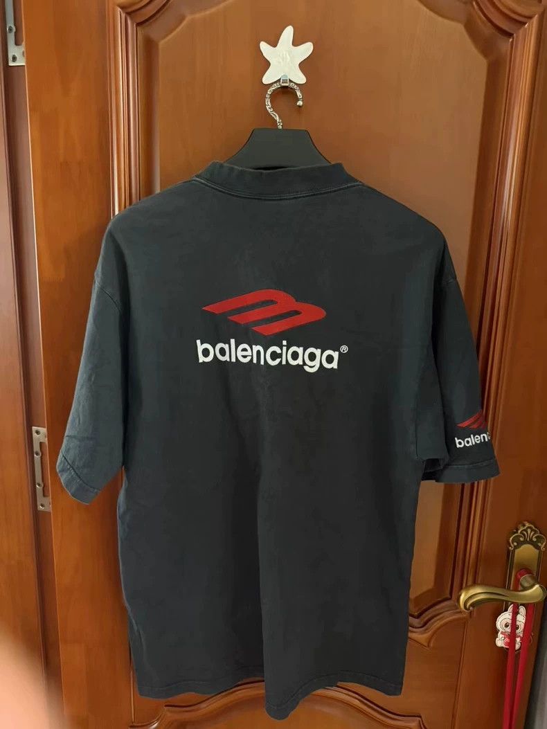 Balenciaga Balenciaga 3 B logo short sleeves Size US S / EU 44-46 / 1 - 2 Thumbnail