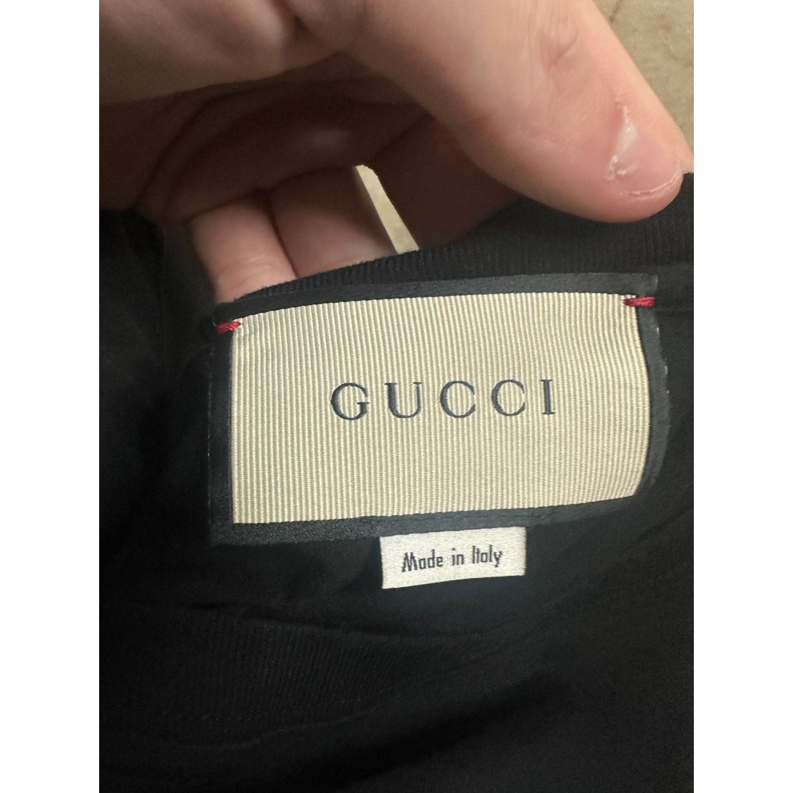 Gucci Gucci Classic Logo Tee Used Small Size US S / EU 44-46 / 1 - 5 Thumbnail