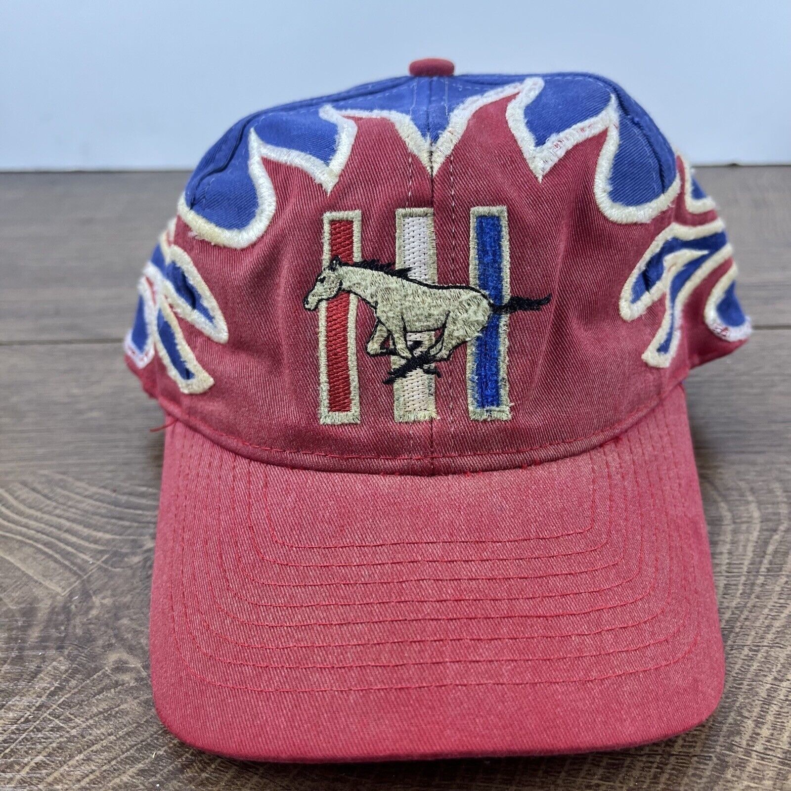 Other Mustangs Hat Randy #1 Mustang Hat Adjustable Hat Red Hat Adu Size ONE SIZE - 2 Thumbnail