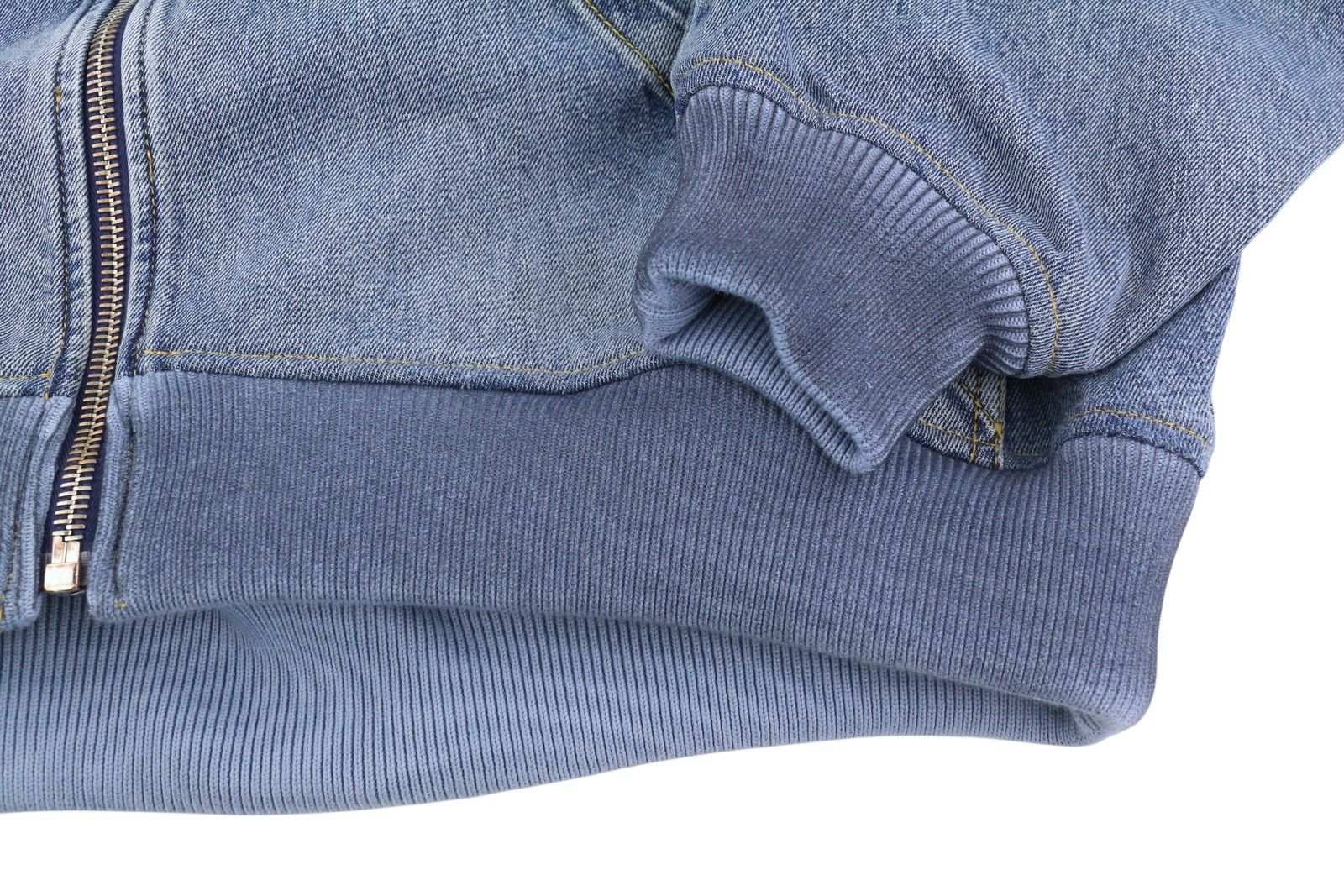 The Attico 38 Blue Faded Denim Bomber Hooded Oversized 86574 Size M / US 6-8 / IT 42-44 - 6 Thumbnail