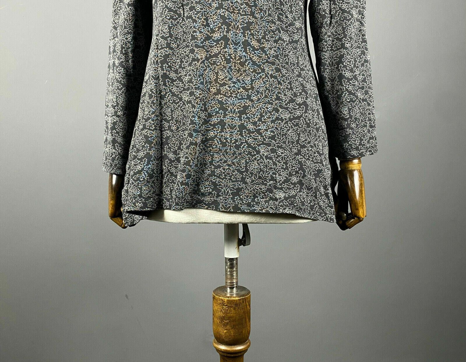 Designer Deerberg by Oska Gray Floral Floral Pullover Sweater Size S Size S / US 4 / IT 40 - 7 Thumbnail
