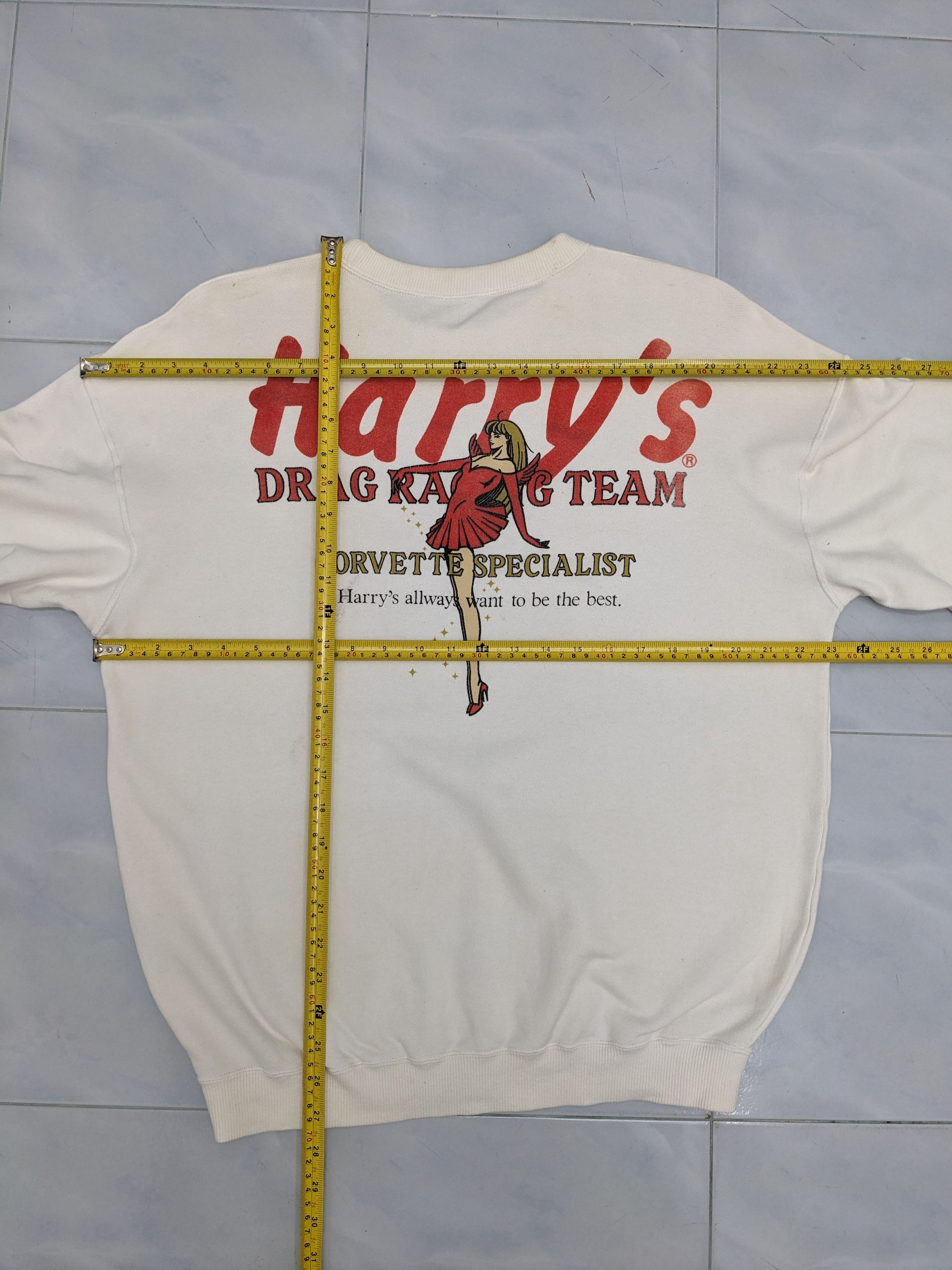 Other Vintage White Harry's Drag Racing Team Corvette Specialist Size US L / EU 52-54 / 3 - 8 Thumbnail