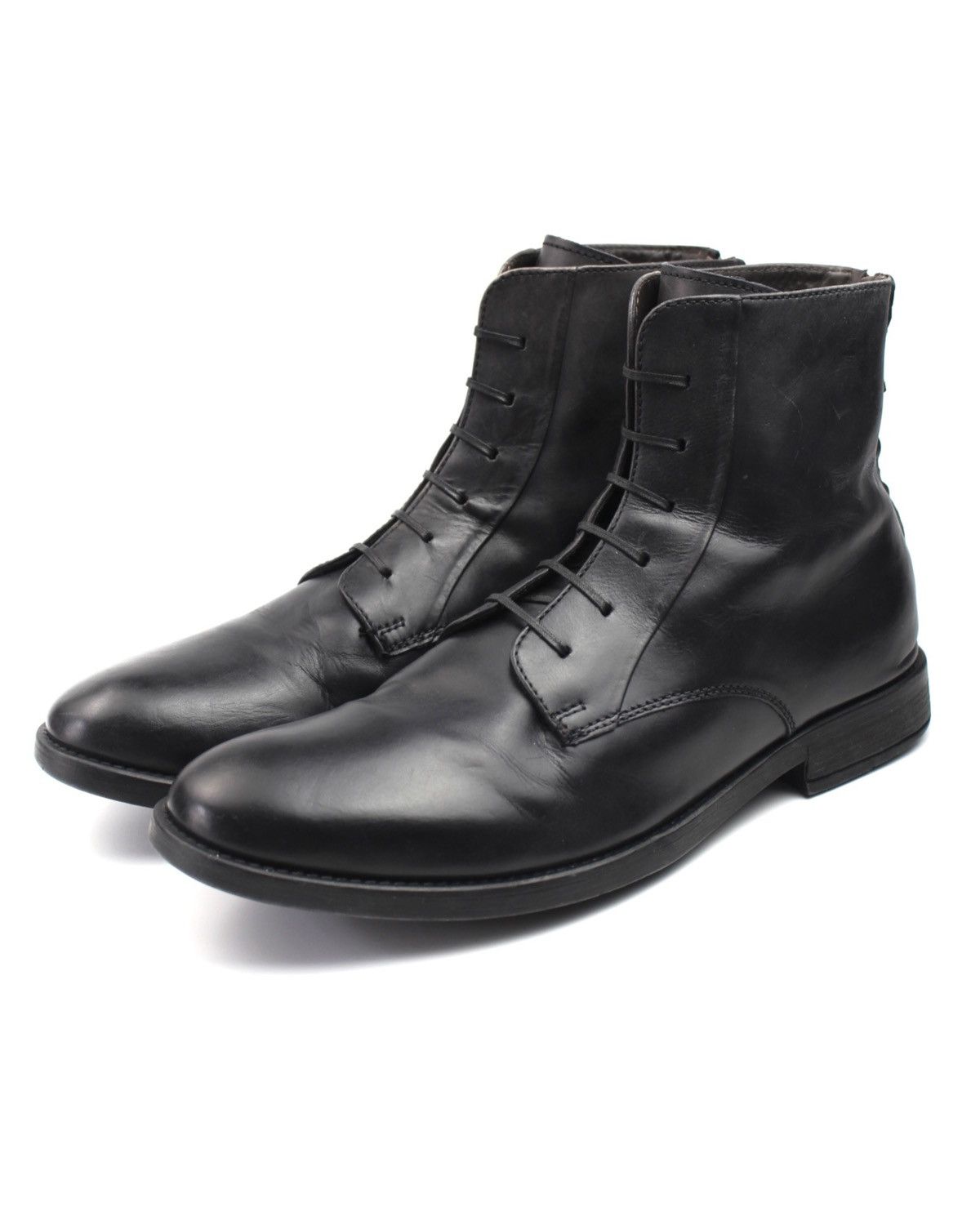 Vintage NAVYBOOT SWITZERLAND BACK-ZIP LACE-UP LEATHER BOOTS Size US 10 / EU 43 - 1 Thumbnail