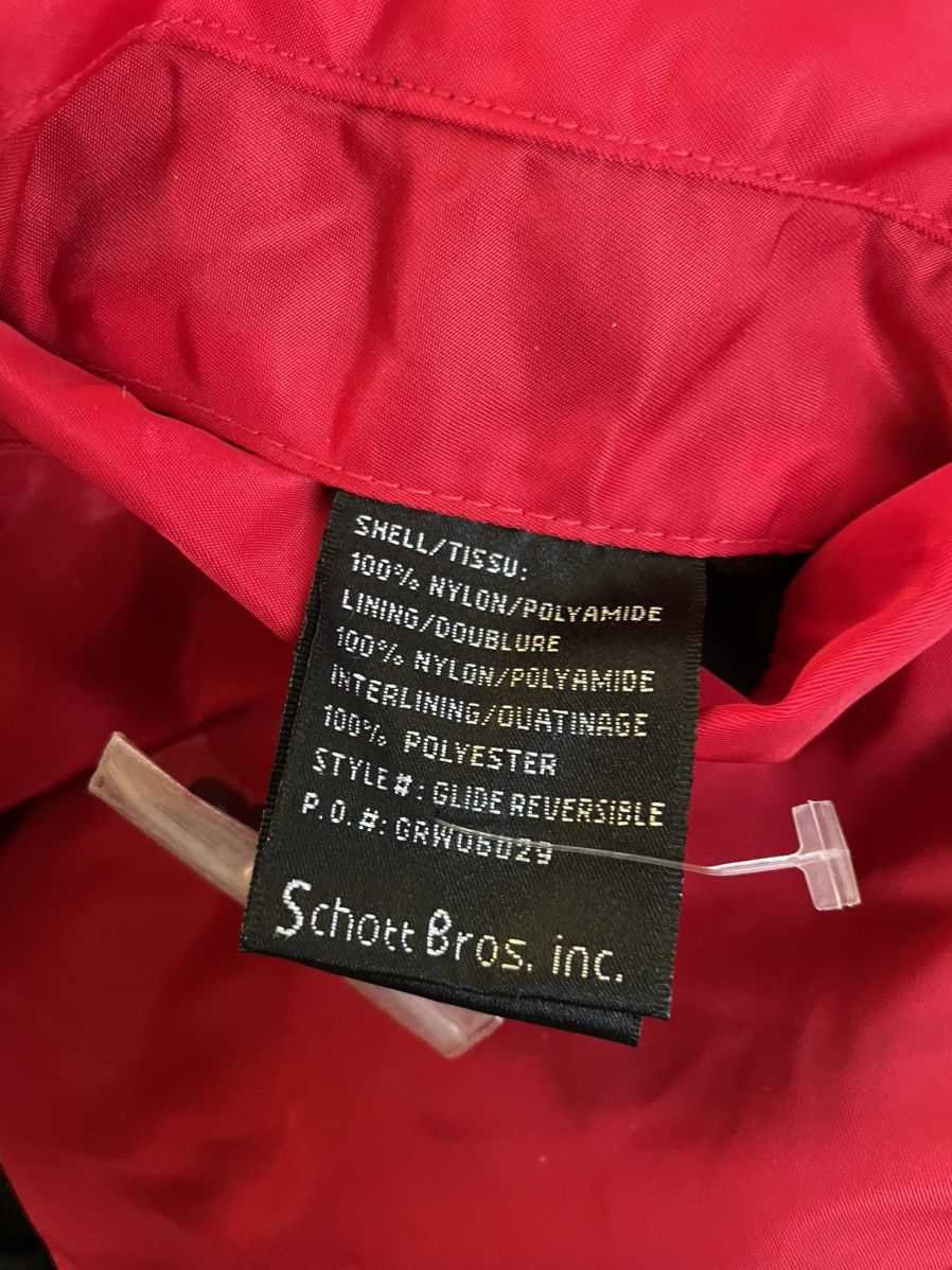 Schott × Vintage Vintage Schott Reversible Red-Black Puffer Mens Vest Size US S / EU 44-46 / 1 - 13 Thumbnail