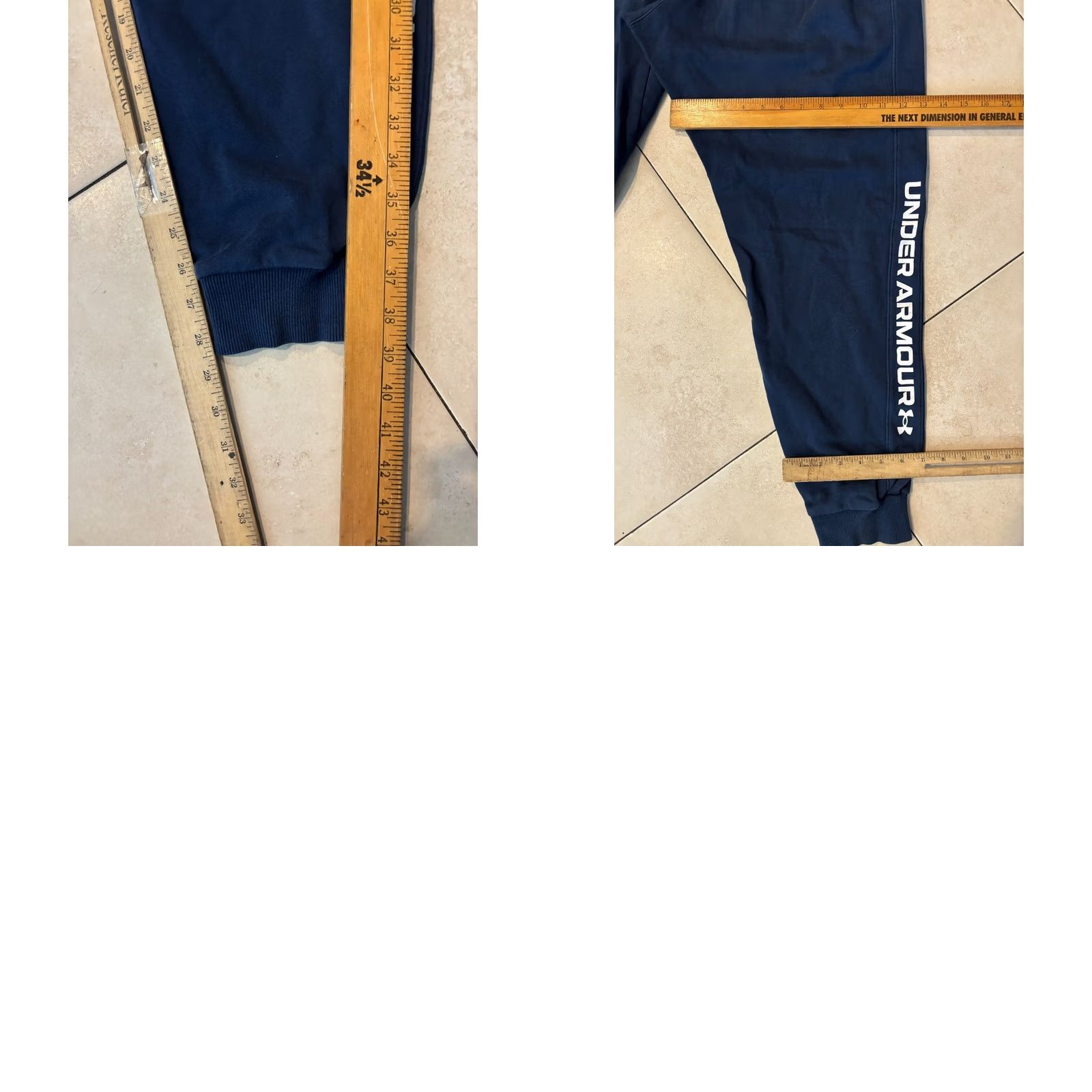 Under Armour Under Armour Pants Sweatpants Jogger Men's Large Blue Drawstring Size US 33 - 8 Thumbnail