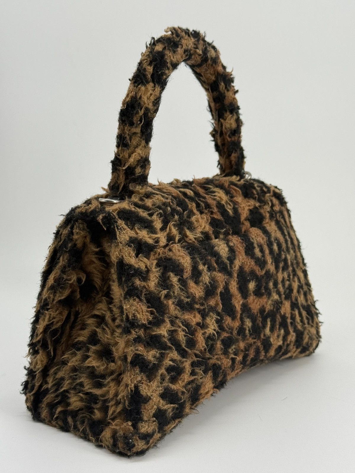 Balenciaga Balenciaga hourglass leopard print handbag Size ONE SIZE - 4 Thumbnail