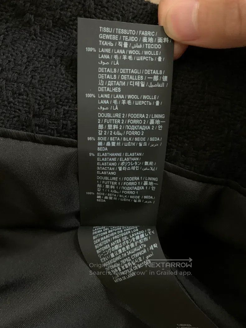 Saint Laurent Paris Saint Laurent Paris Wool and silk mini jacket Size XS / US 0-2 / IT 36-38 - 8 Thumbnail