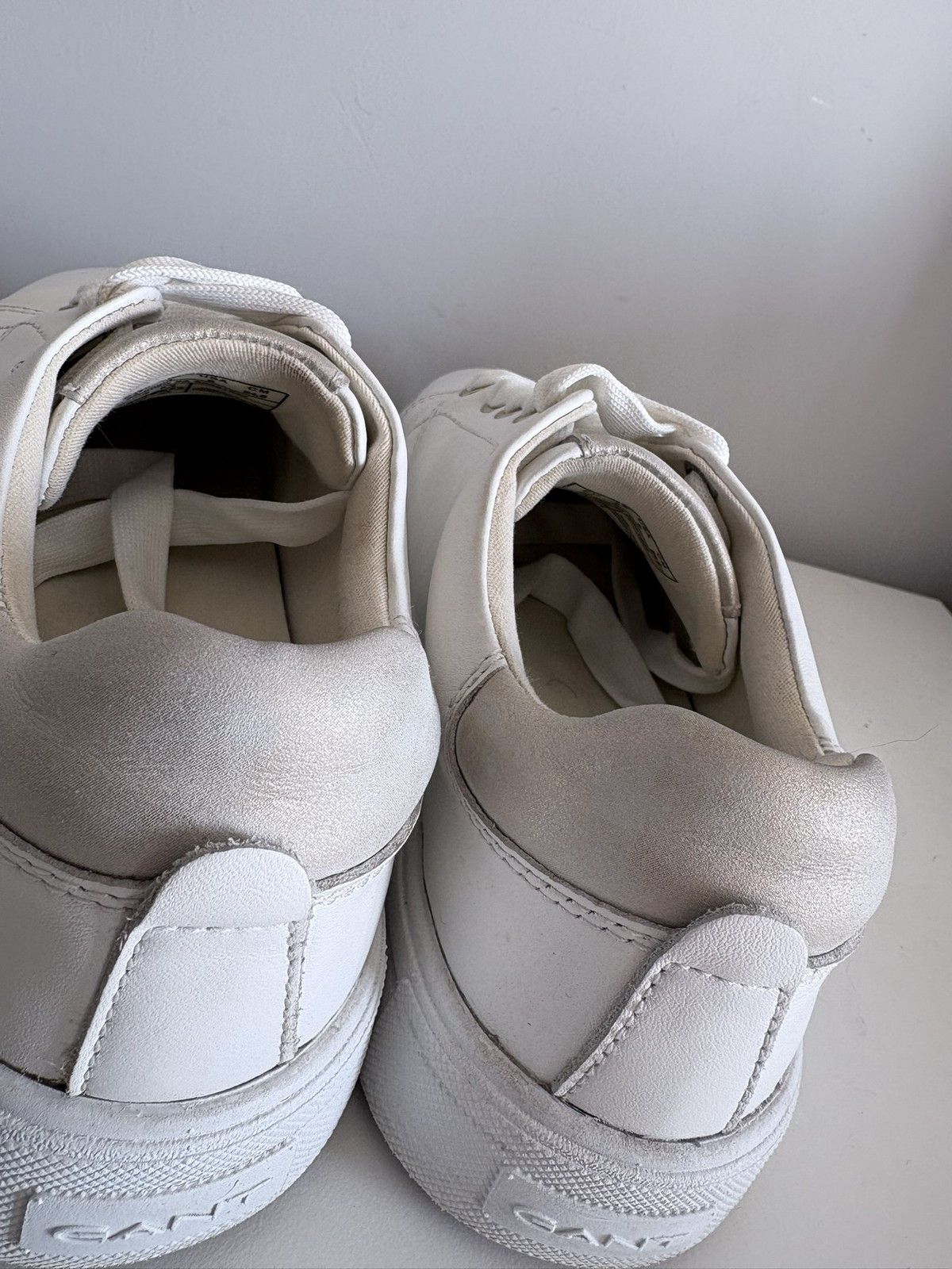 Gant Women's Sports Sneakers Shoes GANT white leather size 37 Size US 7 / IT 37 - 6 Thumbnail