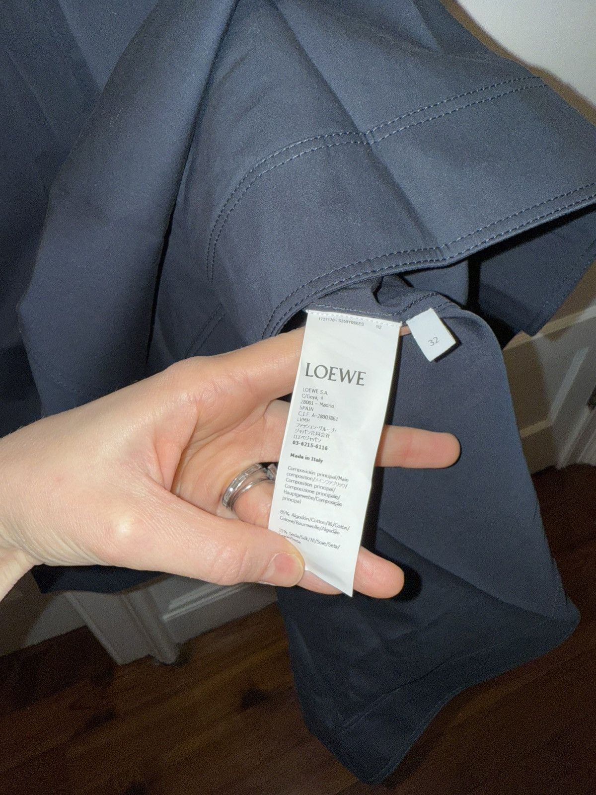 Loewe Loewe navy dress XS fr 32 Size XXS / US 00 / IT 34 - 6 Thumbnail