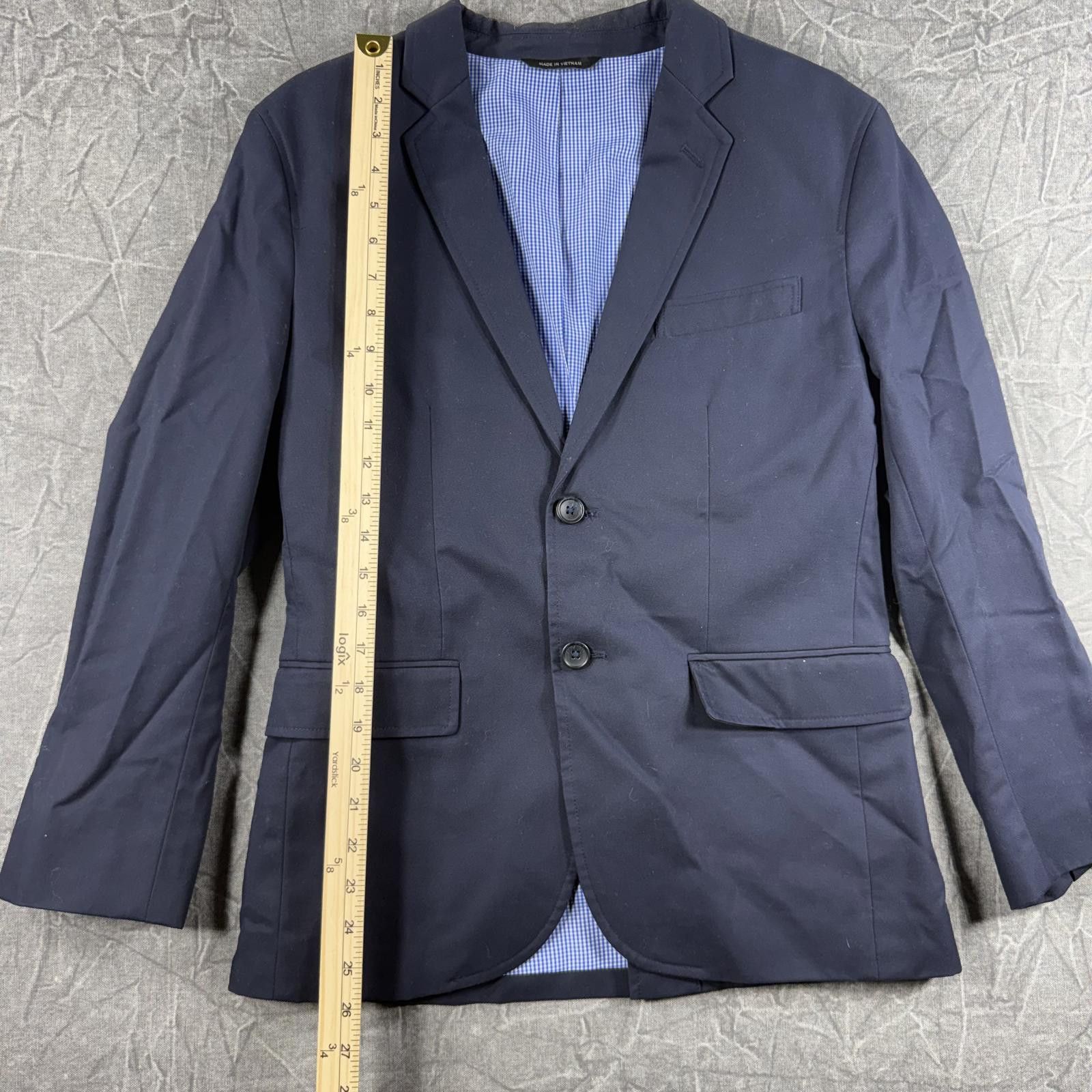 Zara Zara Blazer Men's M Navy Essentials Size 38R - 4 Thumbnail
