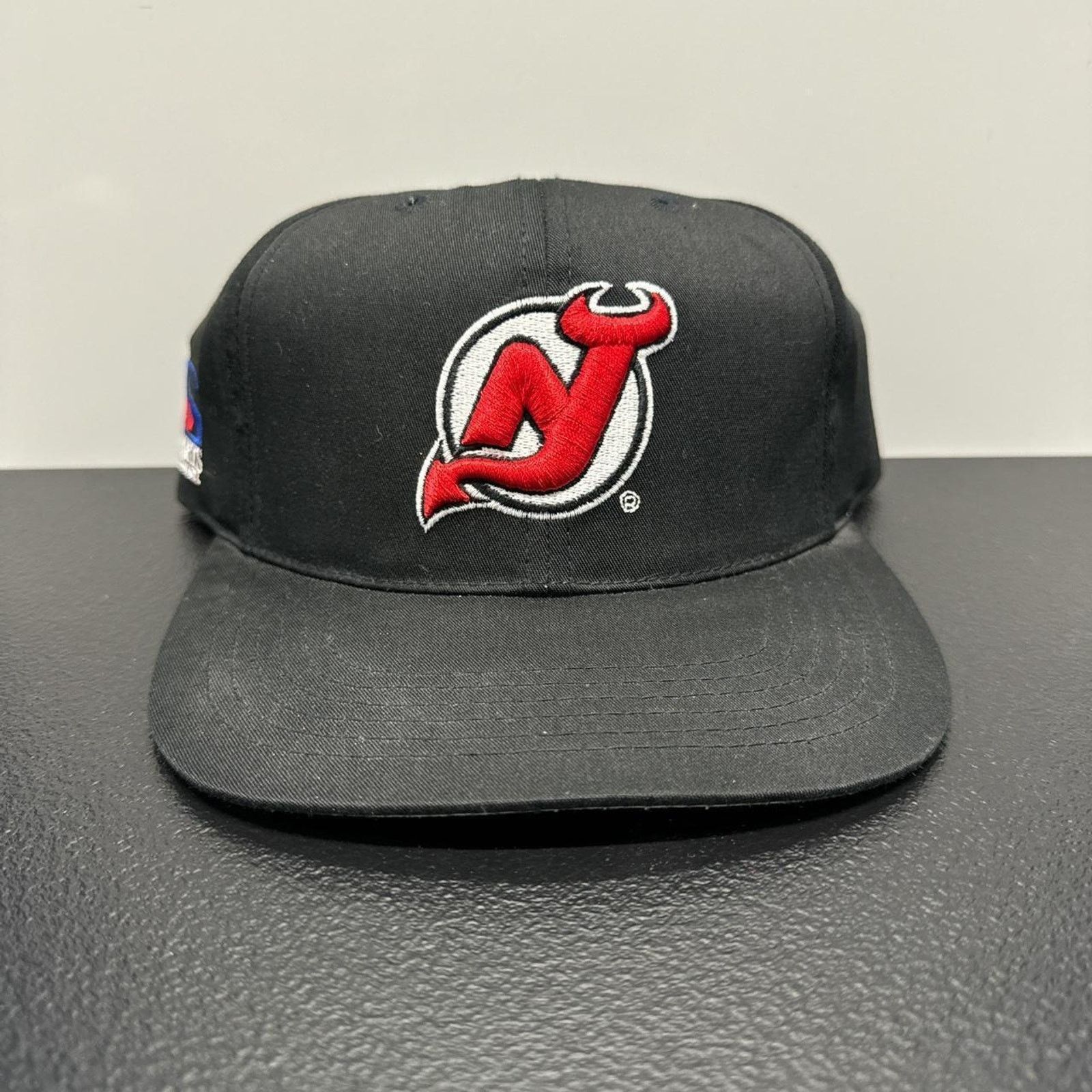 Vintage New Jersey Devils NHL Vintage 90s SnapBack Hat Size ONE SIZE - 2 Thumbnail