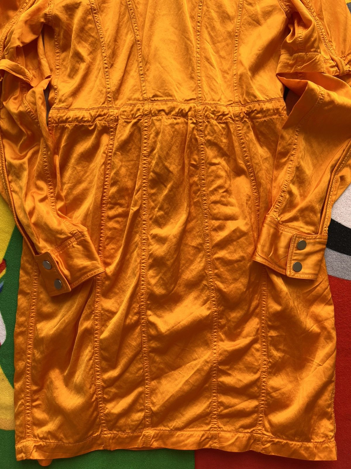 Bottega Veneta XS -S Bottega Veneta Fluid Satin Parka Dress Orange 36 shirt Size XS / US 0-2 / IT 36-38 - 16 Thumbnail