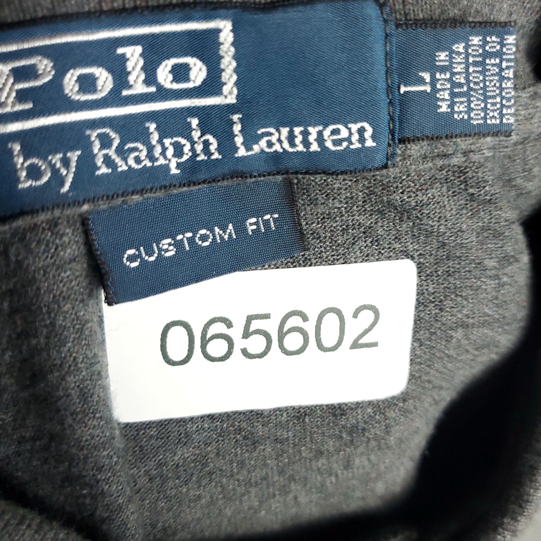 Ralph Lauren Ralph Lauren Polo Shirt Mens Large Gray Crest Big 3 Pony Casual Short Sleeve Shirt Size US L / EU 52-54 / 3 - 7 Thumbnail