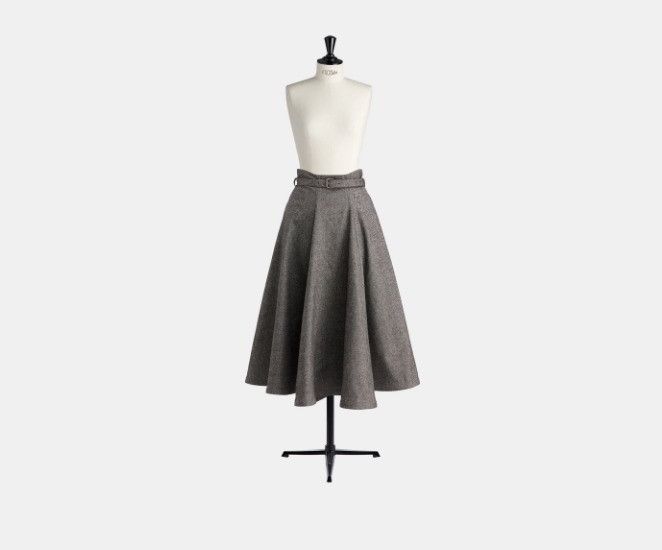 Dior o1w1db10225 Skirt in Grey Size 32" / US 10 / IT 46 - 1 Thumbnail