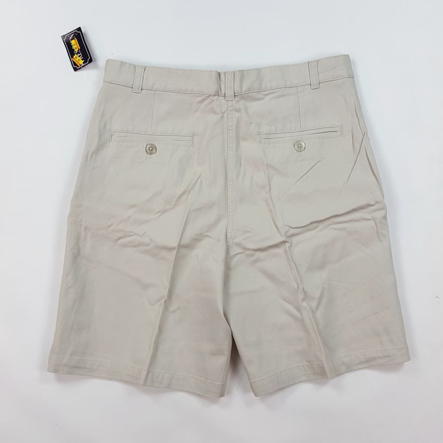 Tres Bien VINTAGE Tres Bien Chinos Shirt Women 10 Beige Flat Front Chinos Casual 90s Preppy Outdoor Tennis Golf Shorts Womens Size 32" / US 10 / IT 46 - 5 Thumbnail
