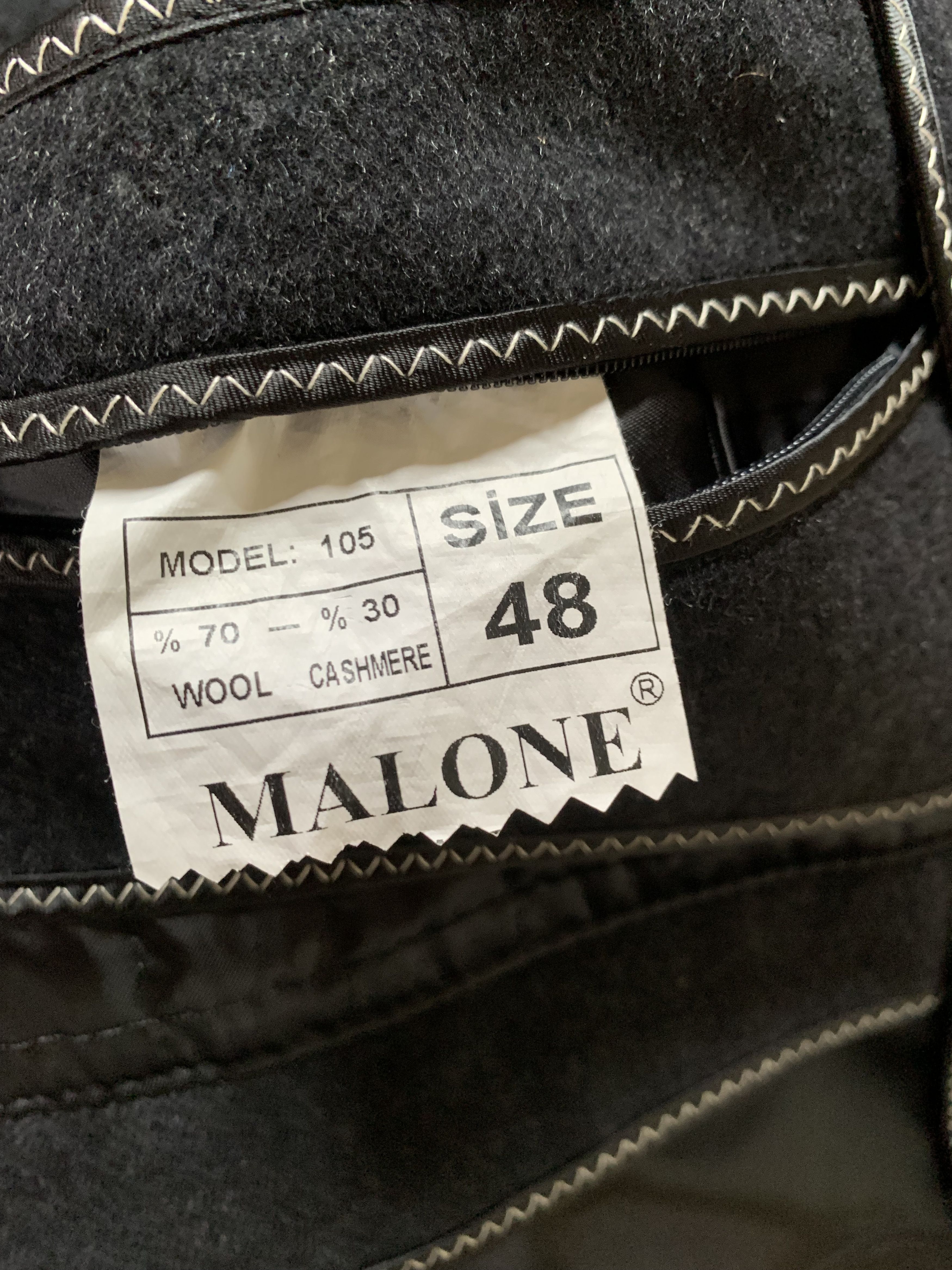 Japanese Brand × Vintage Malone Vintage Wool Cashmere Coat Size US M / EU 48-50 / 2 - 9 Thumbnail