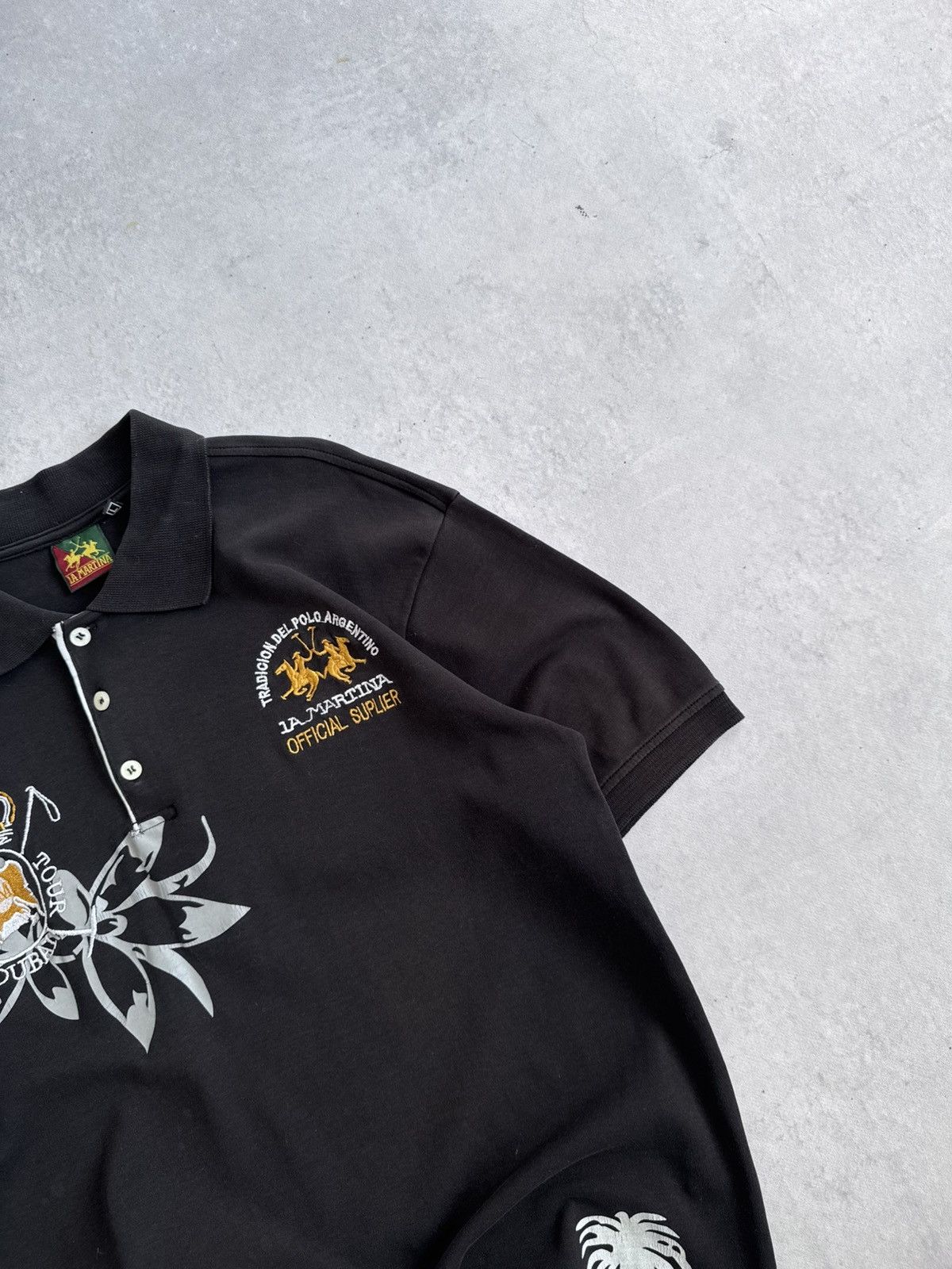Vintage Vintage La Martina Dubai 1 Polo Streetwear Y2K Chief Keef Size US L / EU 52-54 / 3 - 6 Thumbnail