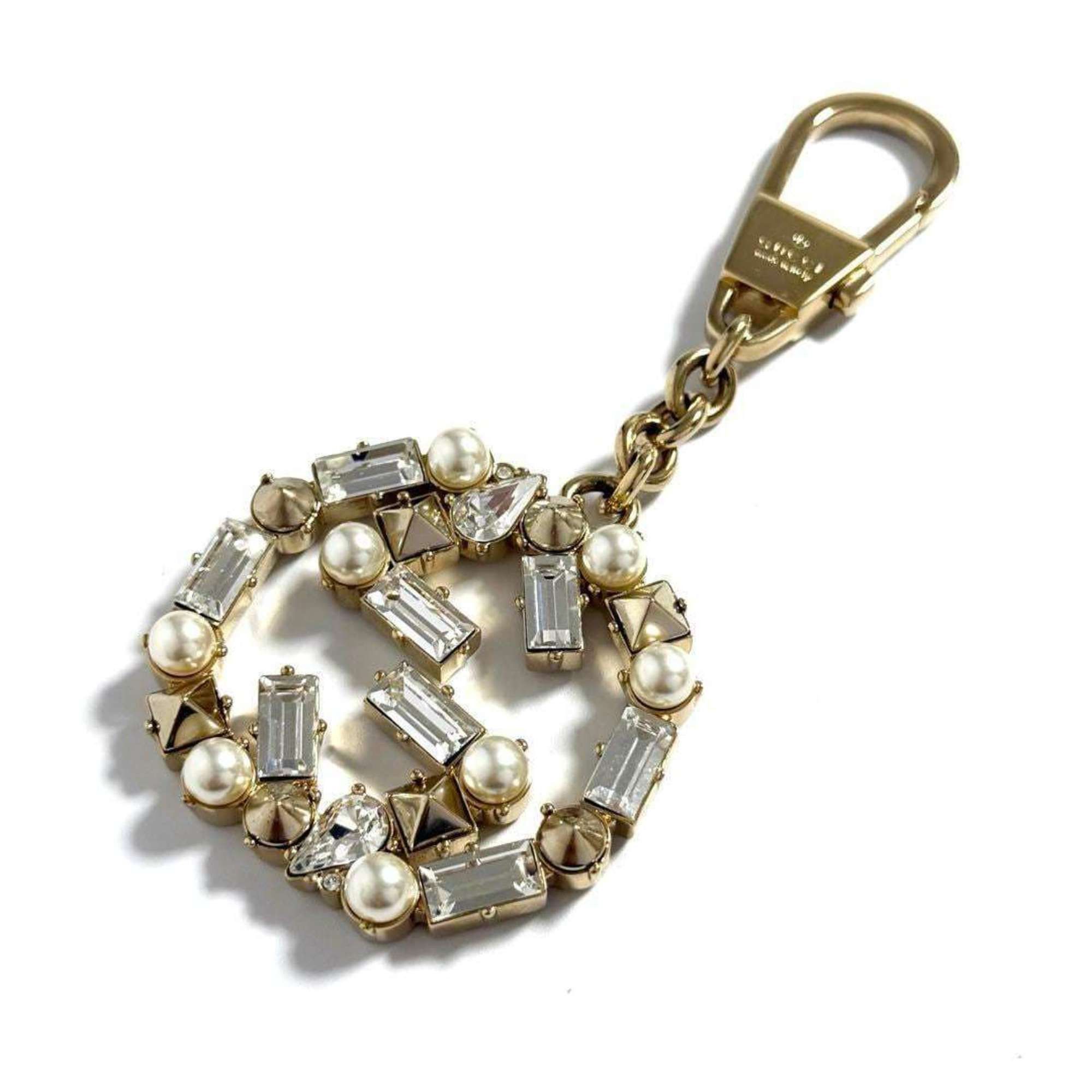 Gucci Gucci Women's Bag Charm Double G Jewel Keychain Size ONE SIZE - 1 Thumbnail