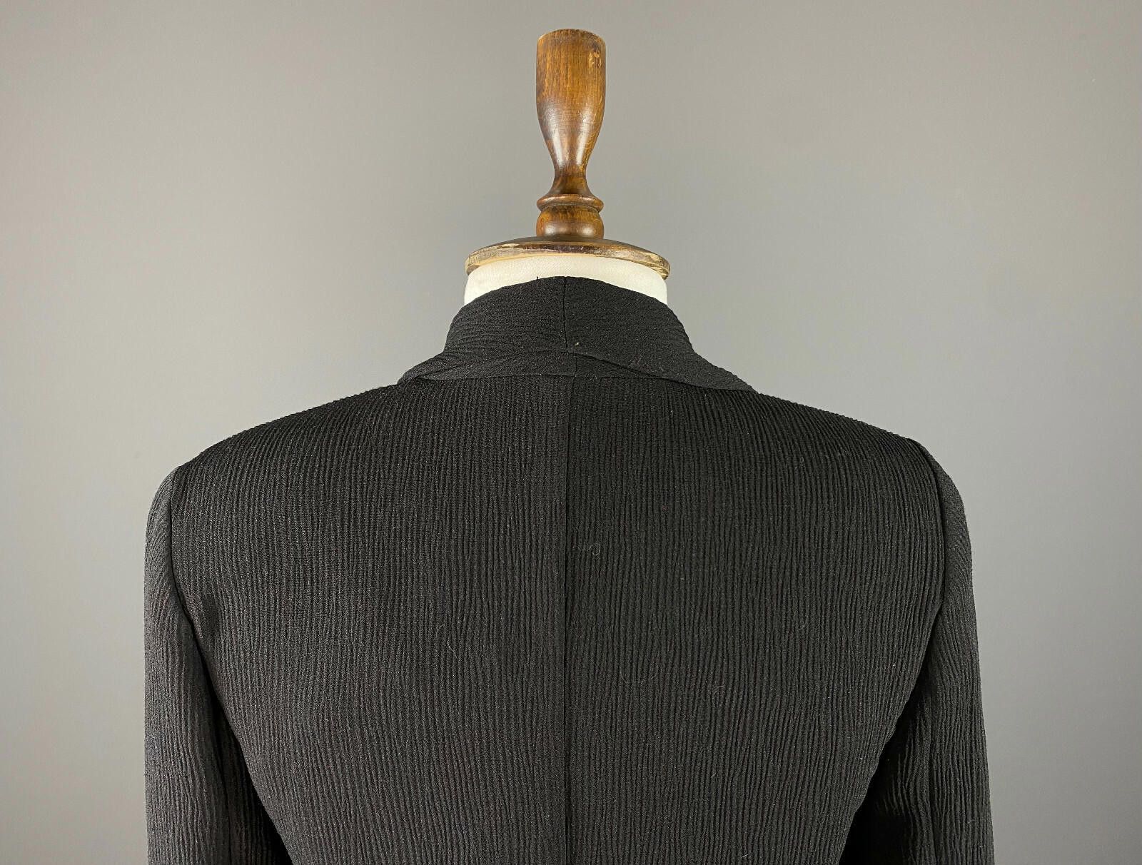 Designer Cop Copine valmont Veste Black Blazer Cape Jacket Size M / US 6-8 / IT 42-44 - 6 Thumbnail
