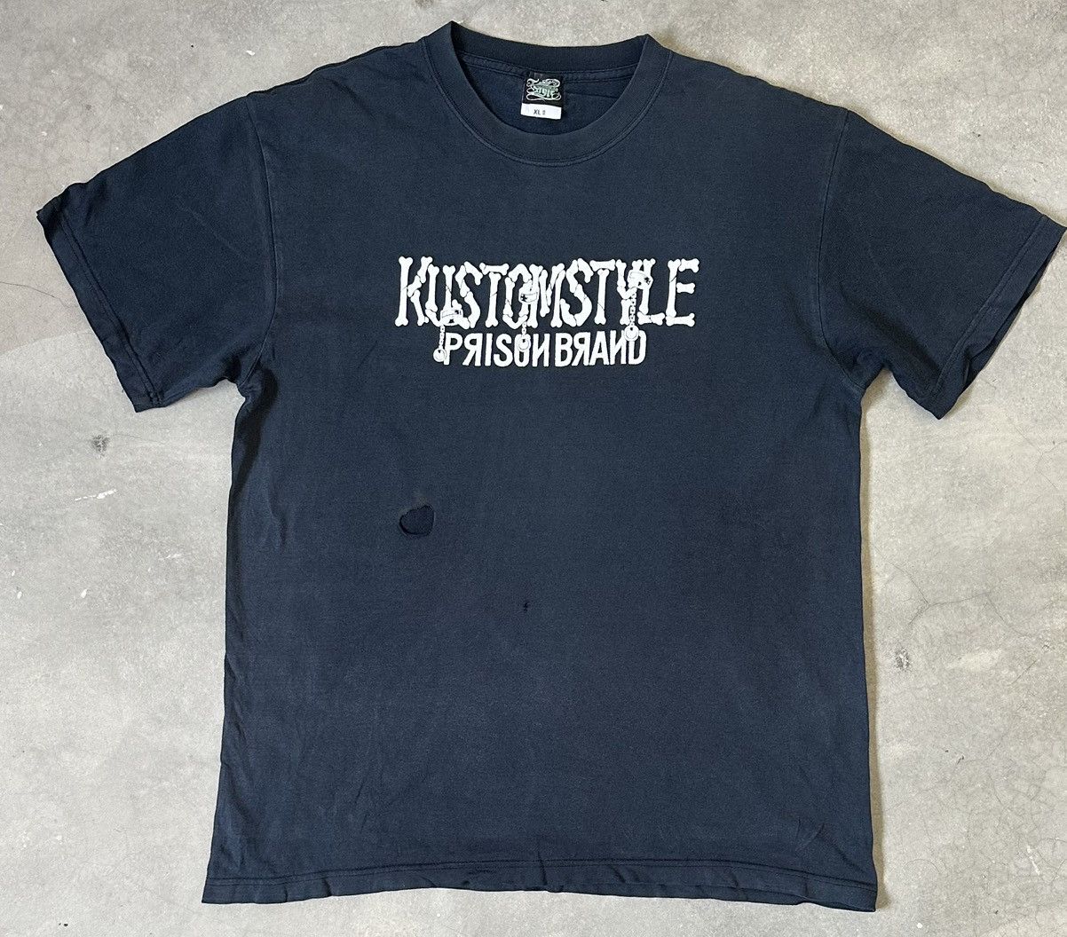Vintage VINTAGE KUSTOM STYLE PRISON BRAND TEE Size US L / EU 52-54 / 3 - 2 Thumbnail