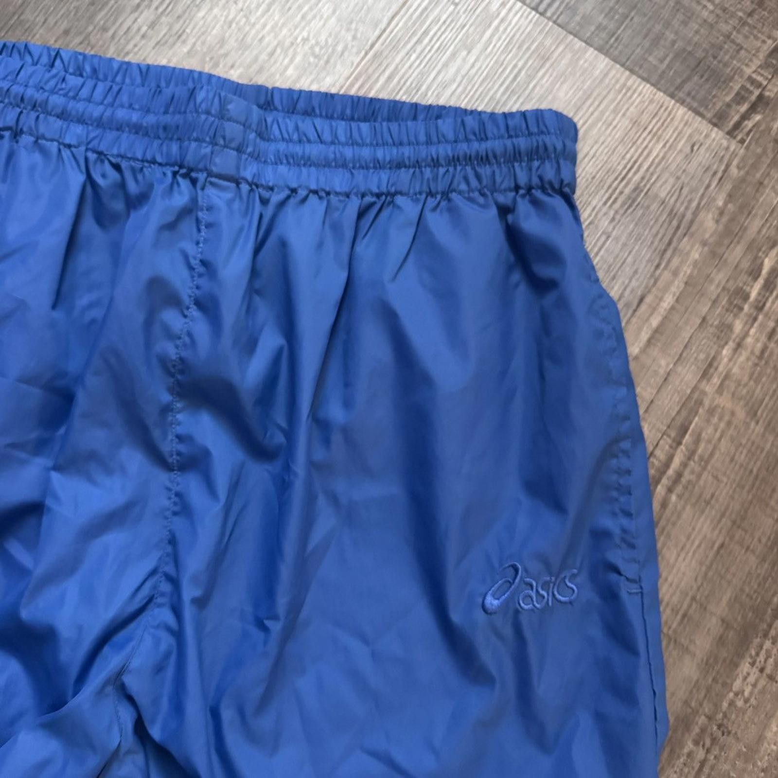 Asics ASICS • VINTAGE "Blue" Nylon Pants (L) Size 36" / US 14 / IT 50 - 3 Thumbnail
