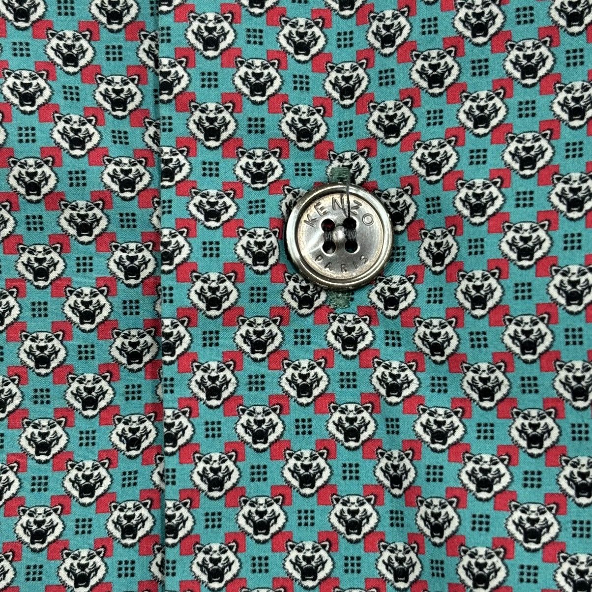 Kenzo Kenzo shirt button up luxury monogram Large vintage rare Size US L / EU 52-54 / 3 - 6 Thumbnail
