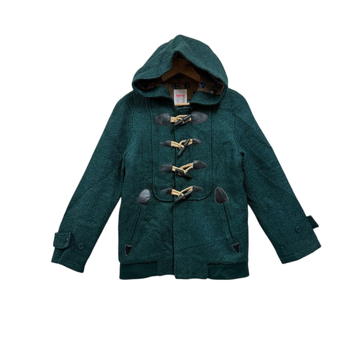 Issey Miyake Ne-net Issey Miyake Duffle Coat Jacket Hooded Size US M / EU 48-50 / 2 - 1 Thumbnail