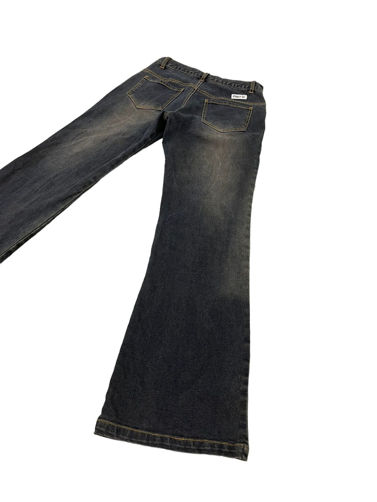 Japanese Brand Flare Jeans Pinky DC Stretch Denim Boot Cut 7🟦8 Size US 28 / EU 44 - 13 Thumbnail