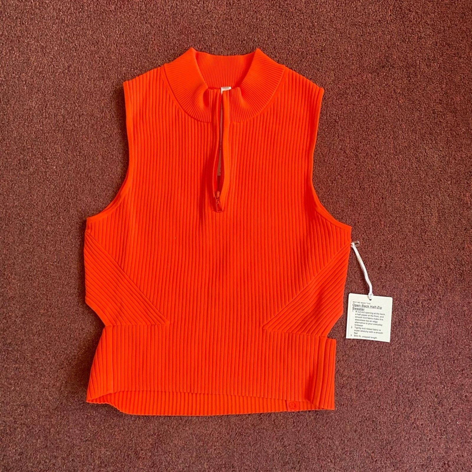 Lululemon NWT Lululemon Open Back Half-Zip Sweater - L Size L / US 10 / IT 46 - 6 Thumbnail