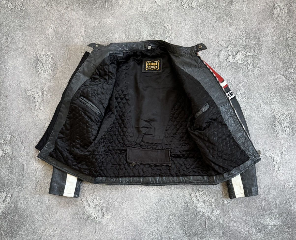Red Bull Red Bull XL genuine leather racing motorcycle jacket biker Size US XL / EU 56 / 4 - 16 Thumbnail