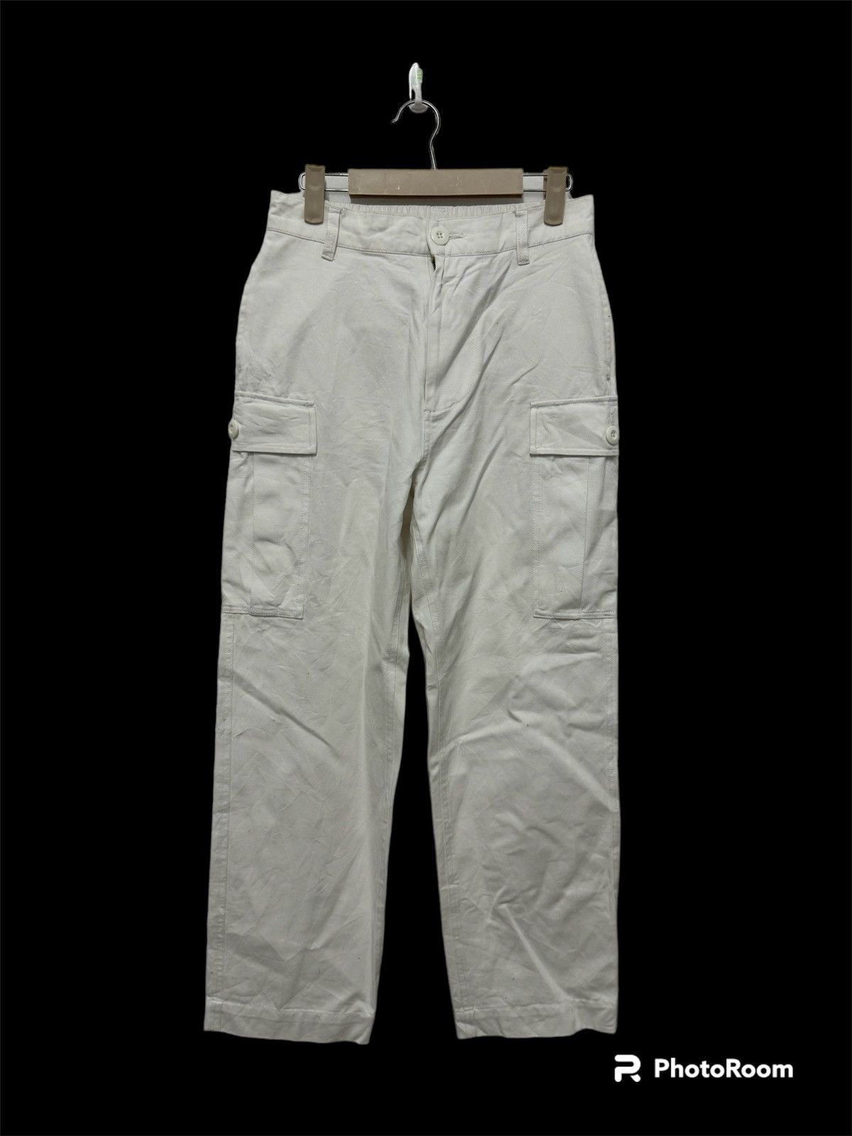 image of Mayson Grey Cargo Pant in White, Women's (Size 28)