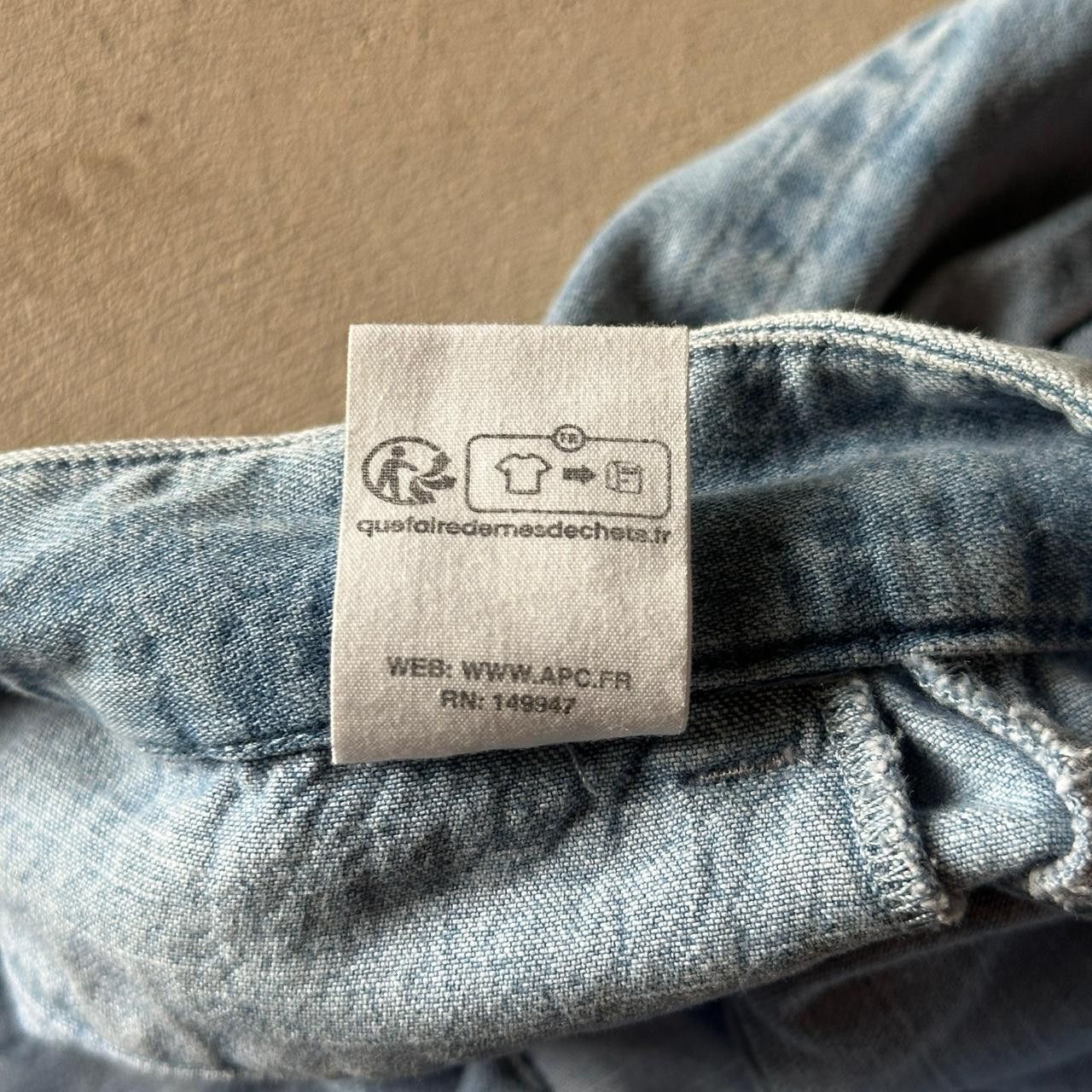 A.P.C. apc denim wide leg seaside jeans Size 27" / US 4 / IT 40 - 5 Thumbnail