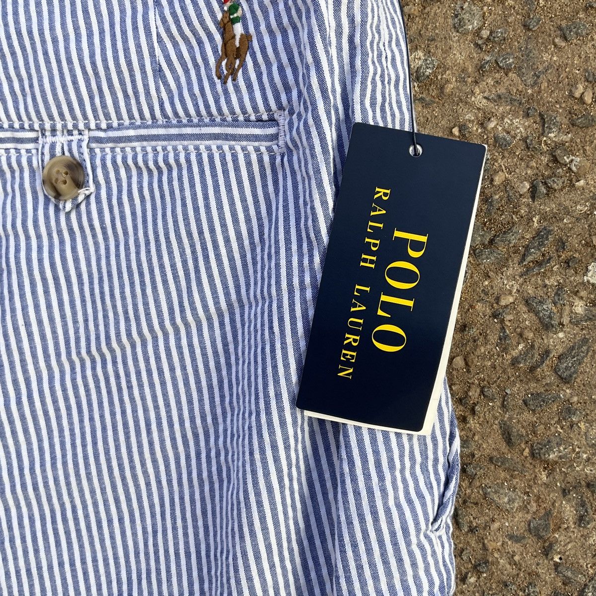 Polo Ralph Lauren Brand New Polo Ralph Lauren 9 Seersucker Golf Shorts Size US 42 / EU 58 - 6 Thumbnail