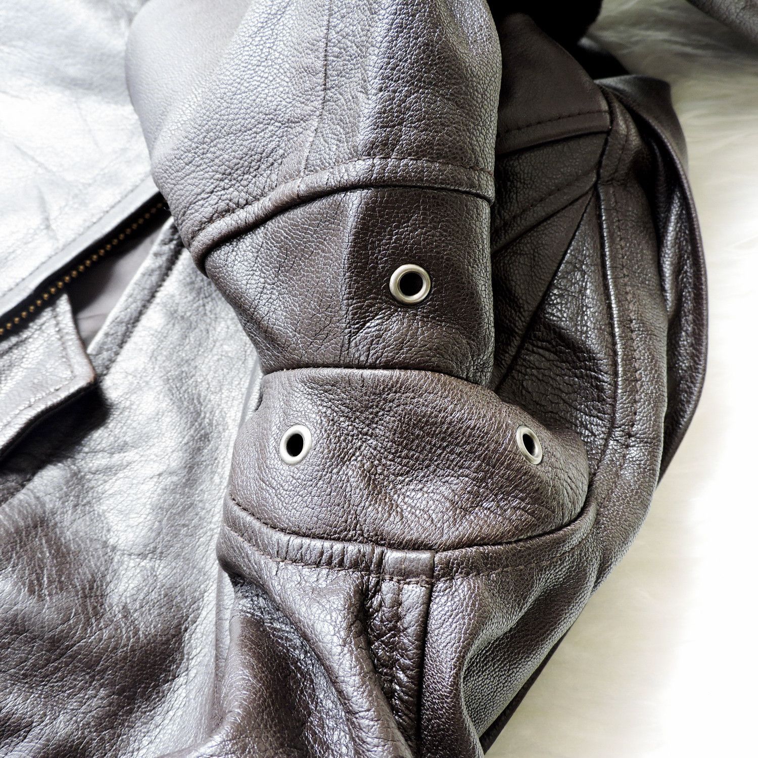 Other G-1 Flight Leather Jacket By Morgan Productions Size US M / EU 48-50 / 2 - 10 Thumbnail