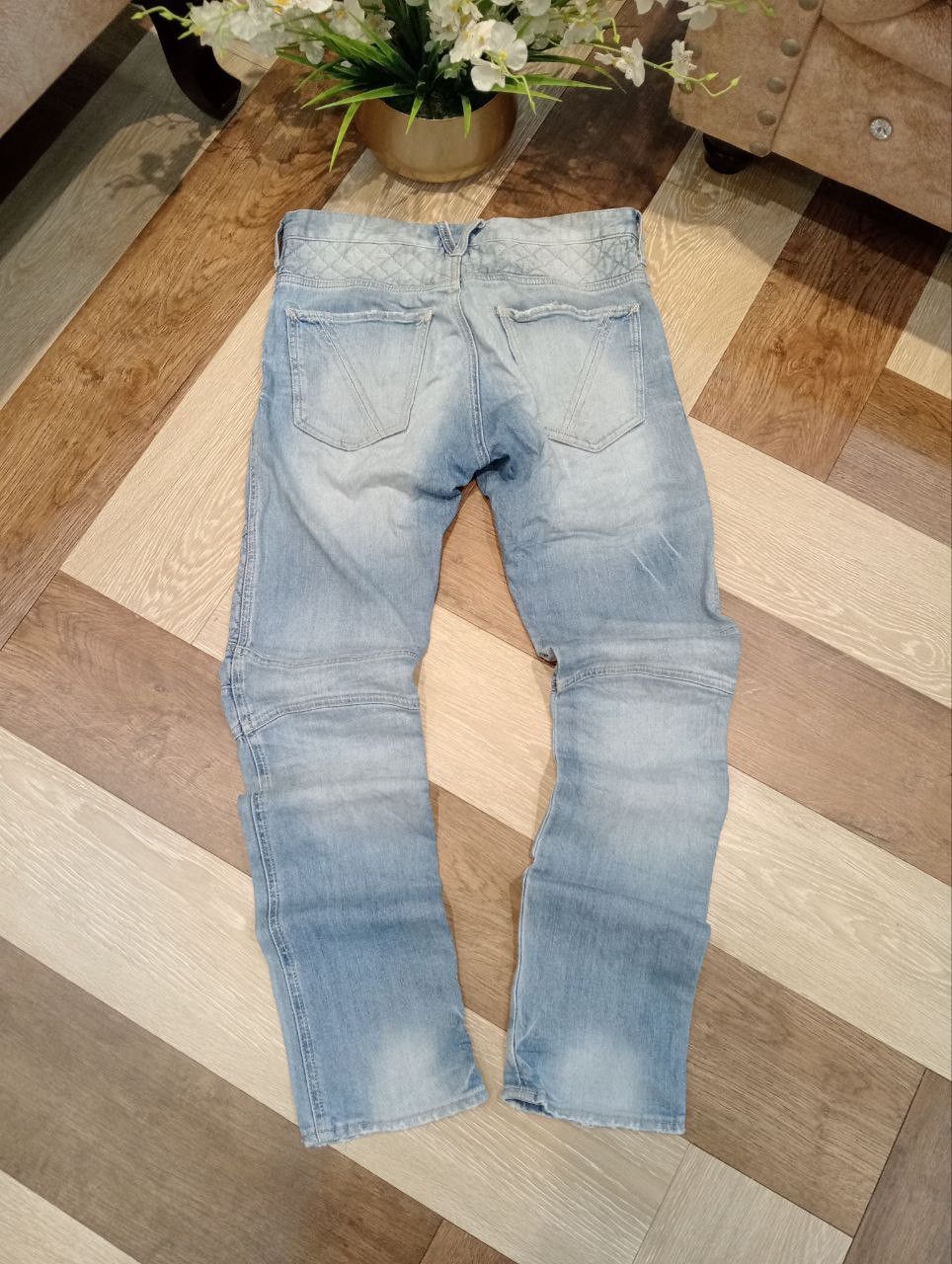 Vanquish VANQUISH JAPAN DISTRESSED BIKER JEANS - SIZE 30 Size US 30 / EU 46 - 7 Thumbnail