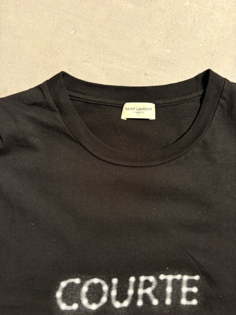 Saint Laurent Paris Saint Laurent “Courte Est La Nuit” Tee – 2015 Size US M / EU 48-50 / 2 - 3 Thumbnail