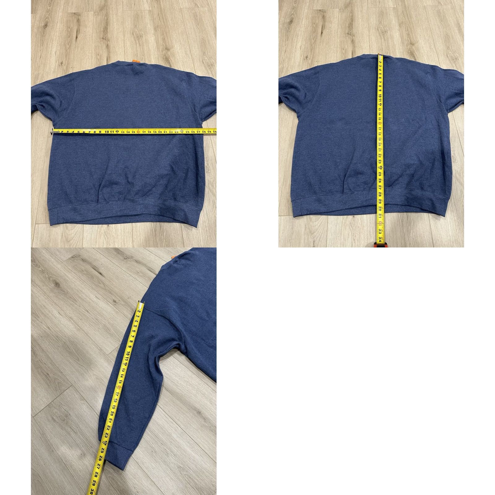 Nike VINTAGE Nike Crewneck Sweatshirt 2XL Navy Blue Long Sleeve Men’s 90s Made in USA Size US XXL / EU 58 / 5 - 9 Thumbnail