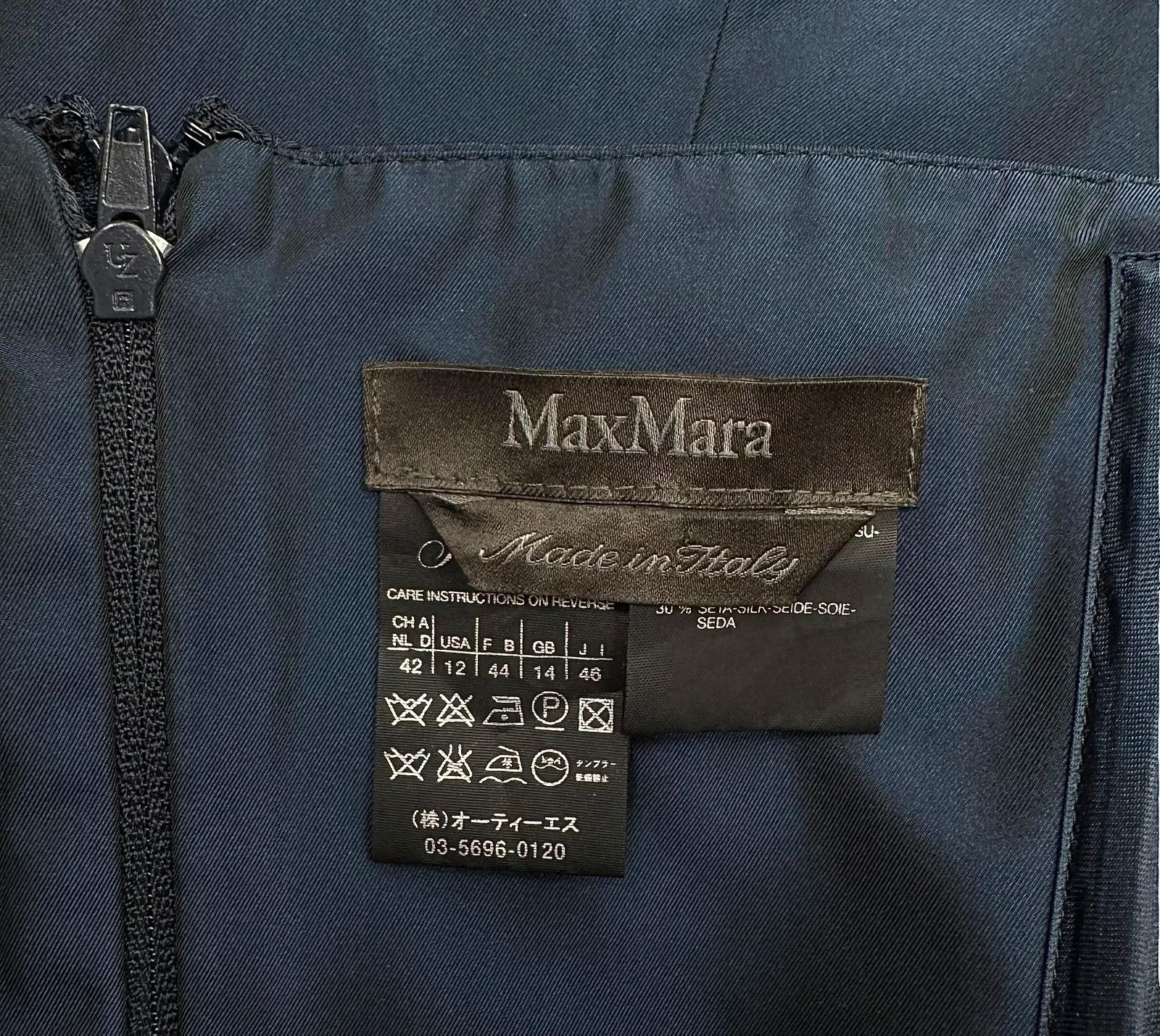 Max Mara Max Mara Pianoforte Silk Dress Strapless Draped Size L / US 10 / IT 46 - 12 Thumbnail