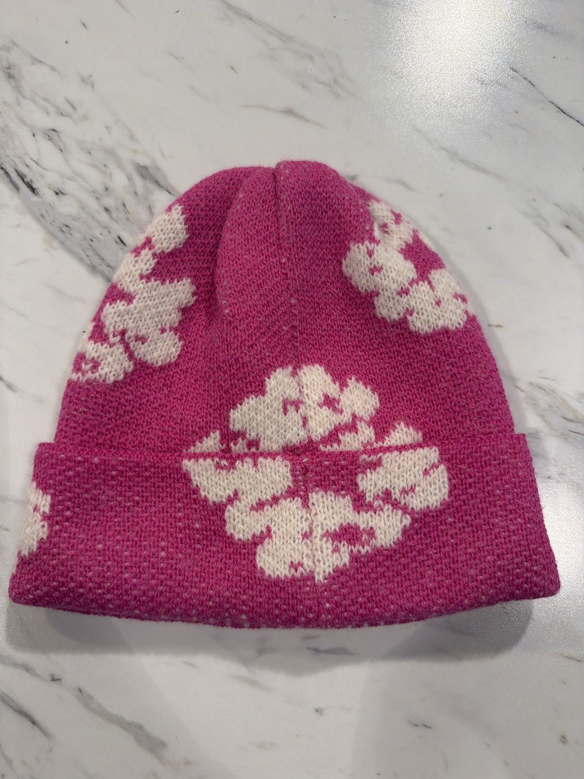 DENIM TEARS Denim Tears Cotton Wreath Pink Beanie Size ONE SIZE - 1 Thumbnail