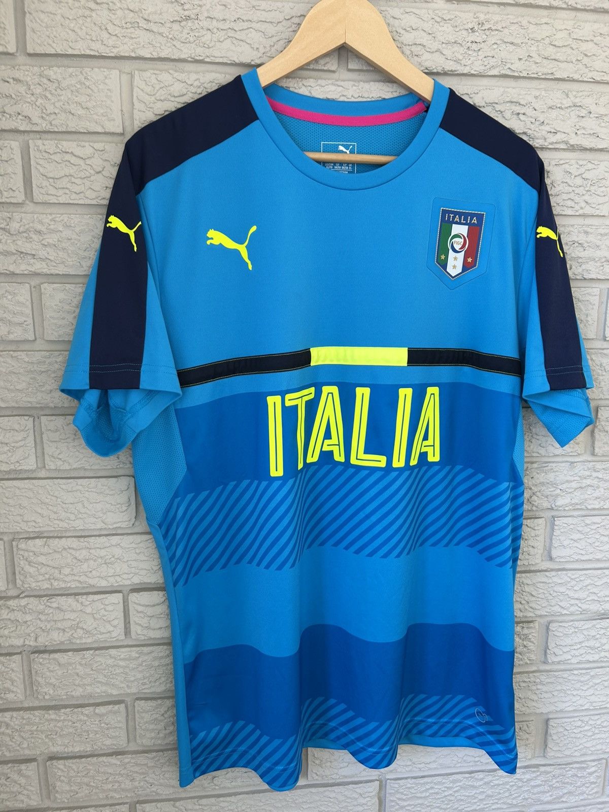 Puma × Vintage Puma Italy 2016 National Team Training Jersey Size US XL / EU 56 / 4 - 2 Thumbnail